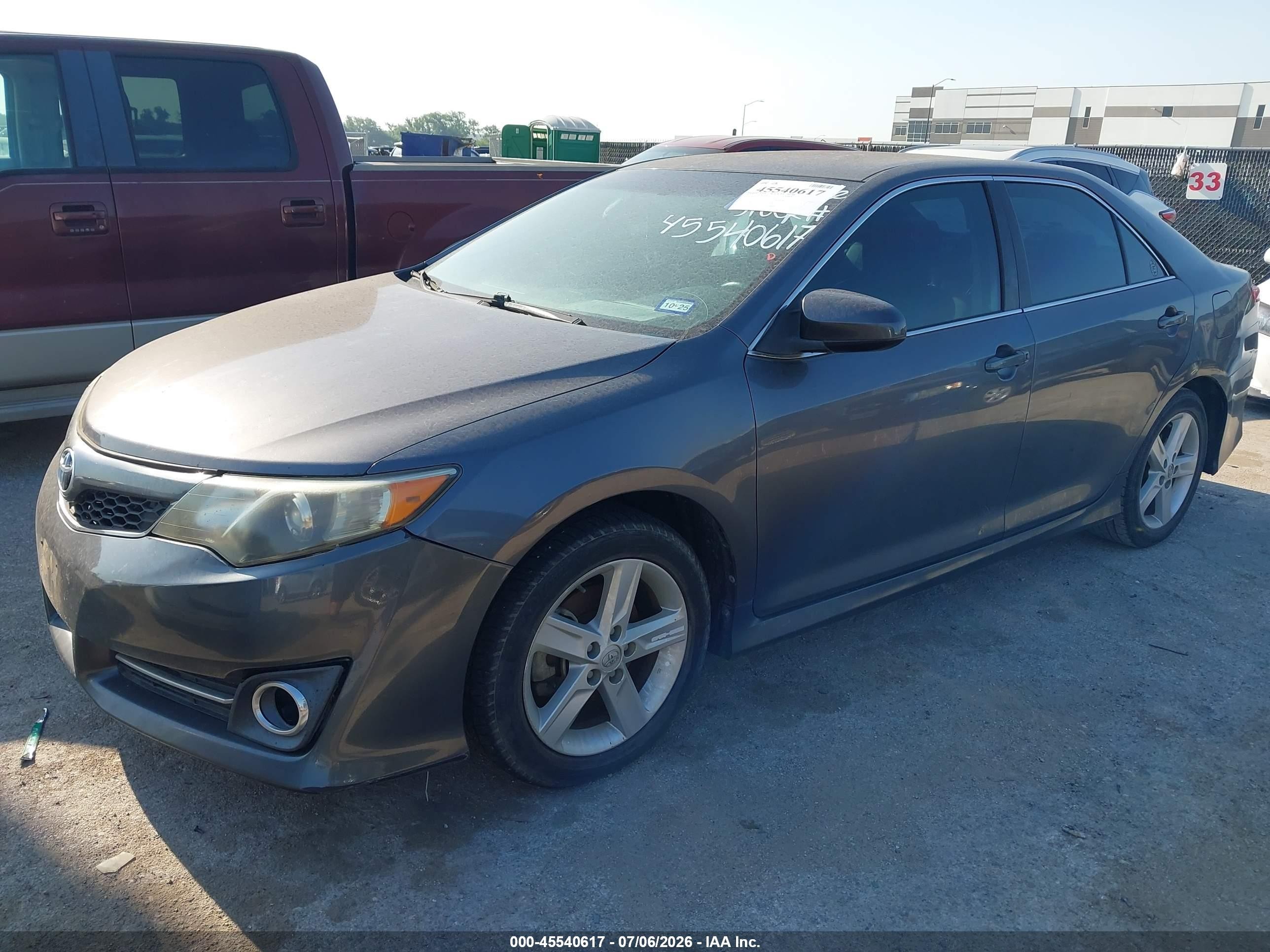 2014 Toyota Camry Se Gray vin: 4T1BF1FK7EU435311