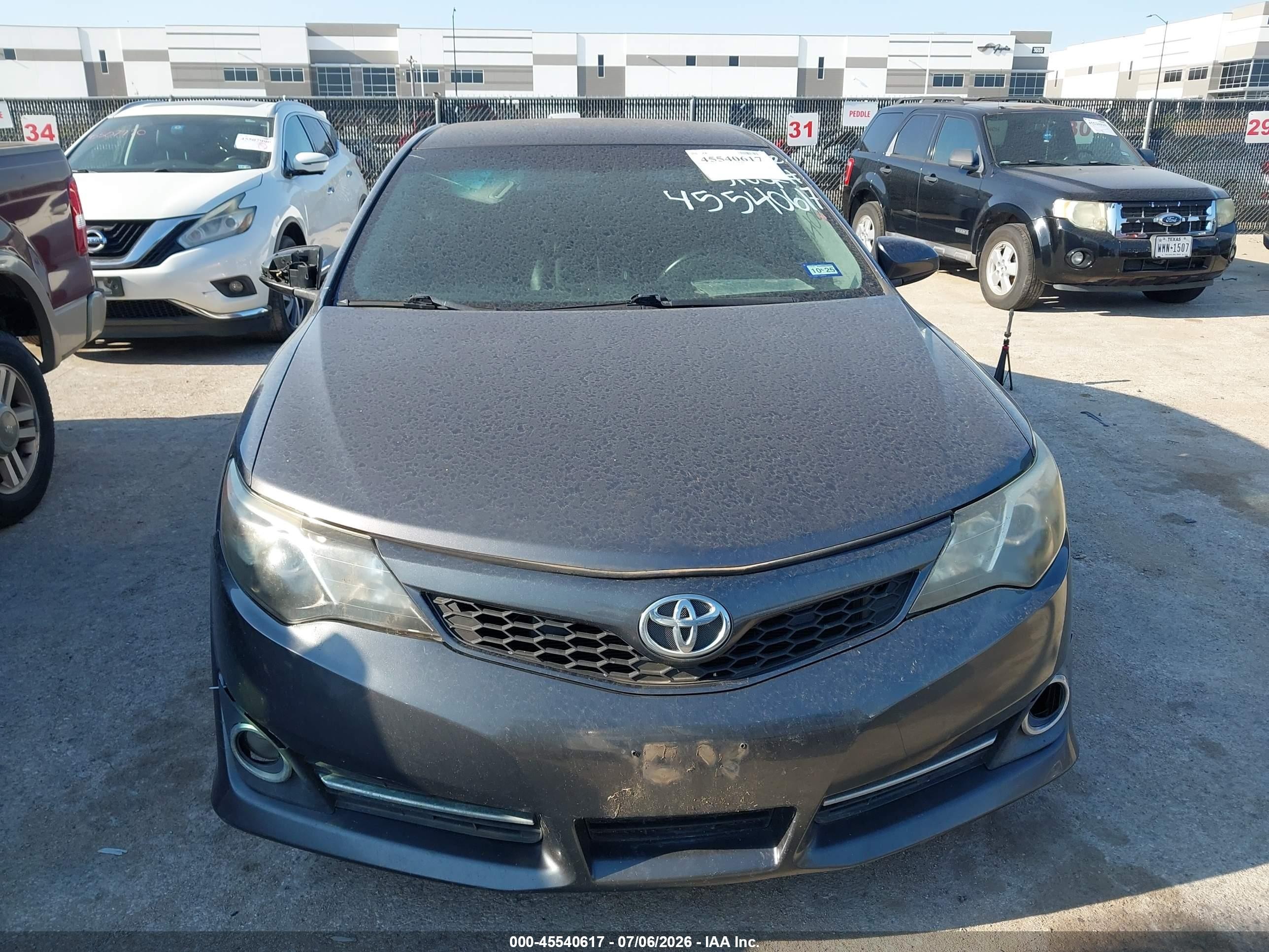 2014 Toyota Camry Se Gray vin: 4T1BF1FK7EU435311