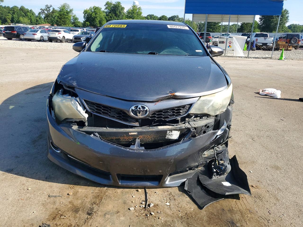 2014 Toyota Camry Se Серый vin: 4T1BF1FK7EU438869