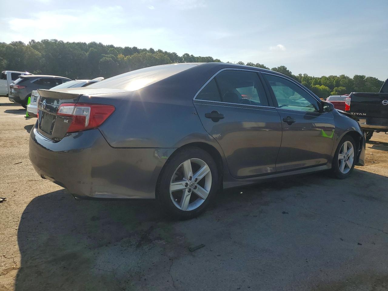 2014 Toyota Camry Se Серый vin: 4T1BF1FK7EU438869