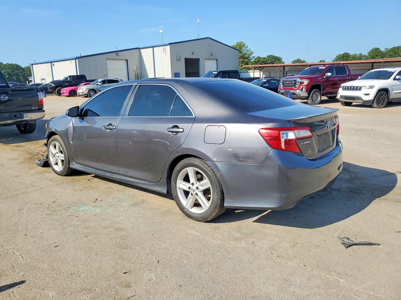 2014 Toyota Camry Se Серый vin: 4T1BF1FK7EU438869