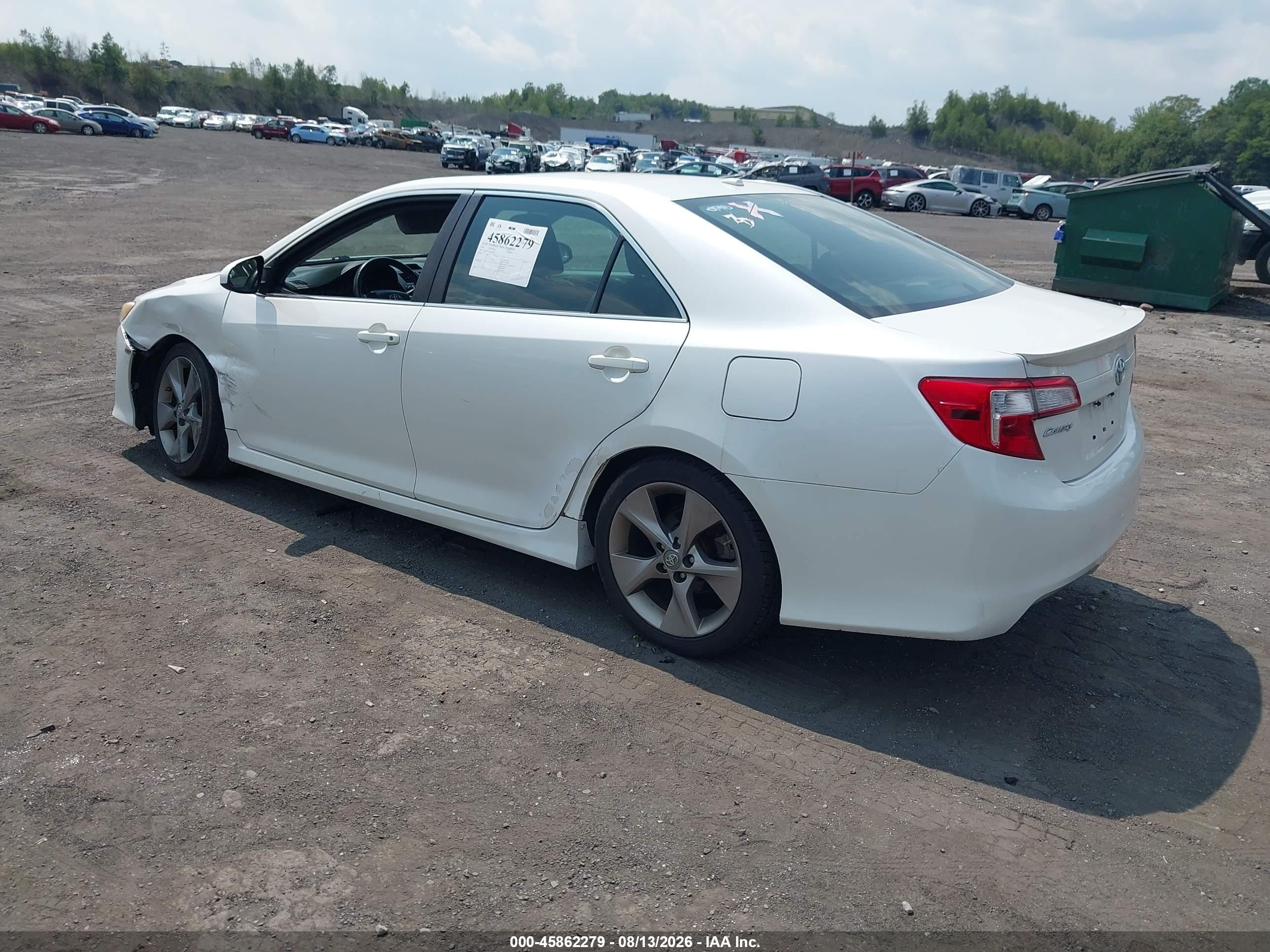 2014 Toyota Camry Se Sport Белый vin: 4T1BF1FK7EU440248