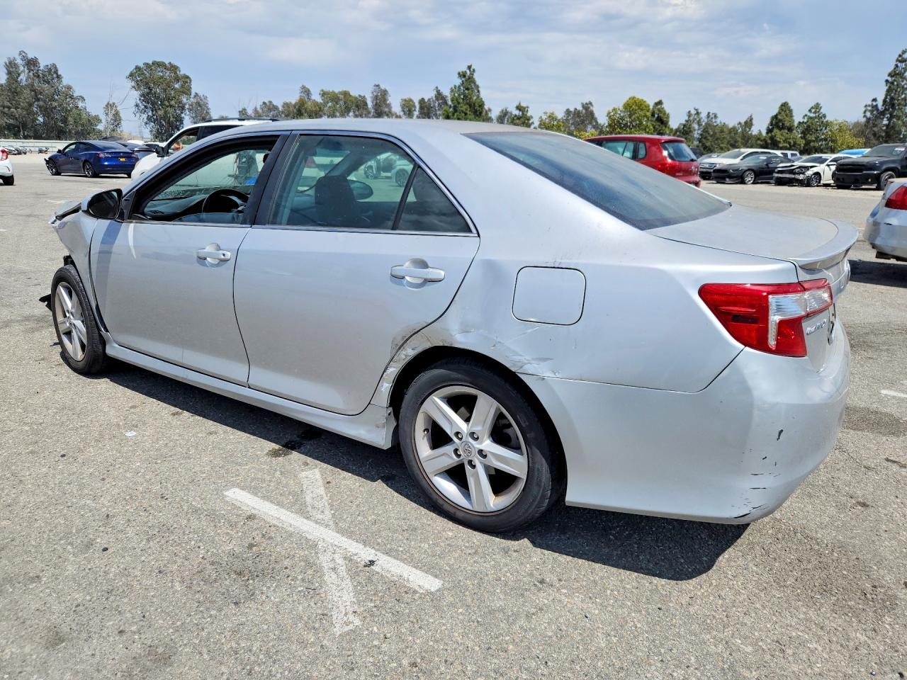 2014 Toyota Camry Se Silver vin: 4T1BF1FK7EU448138