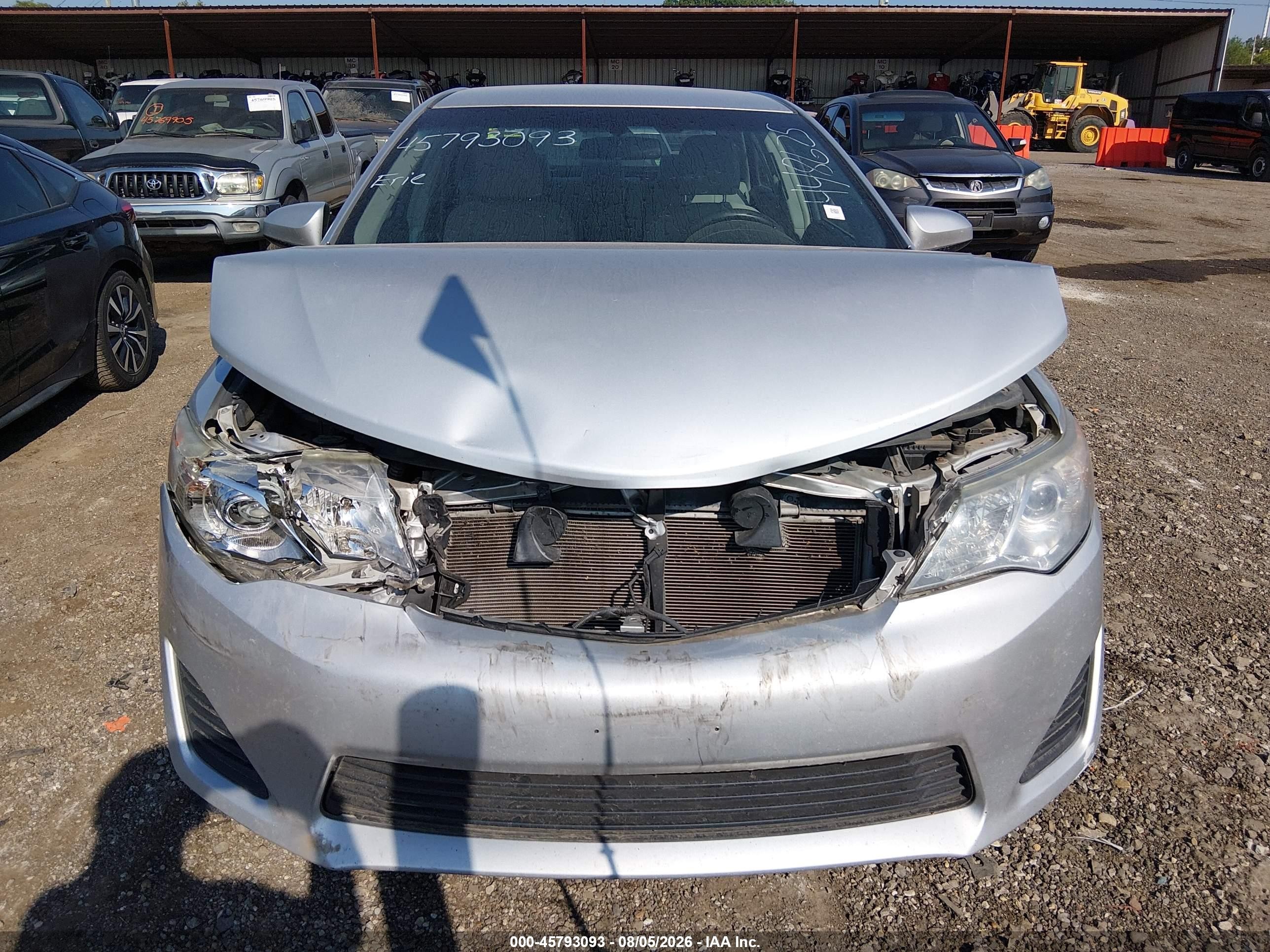 2014 Toyota Camry Le Silver vin: 4T1BF1FK7EU448625
