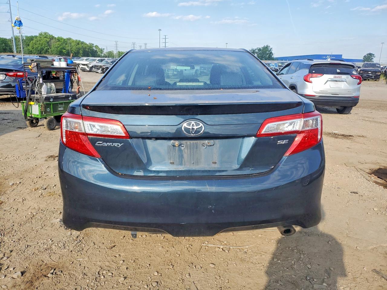 2014 Toyota Camry Se Blue vin: 4T1BF1FK7EU451010