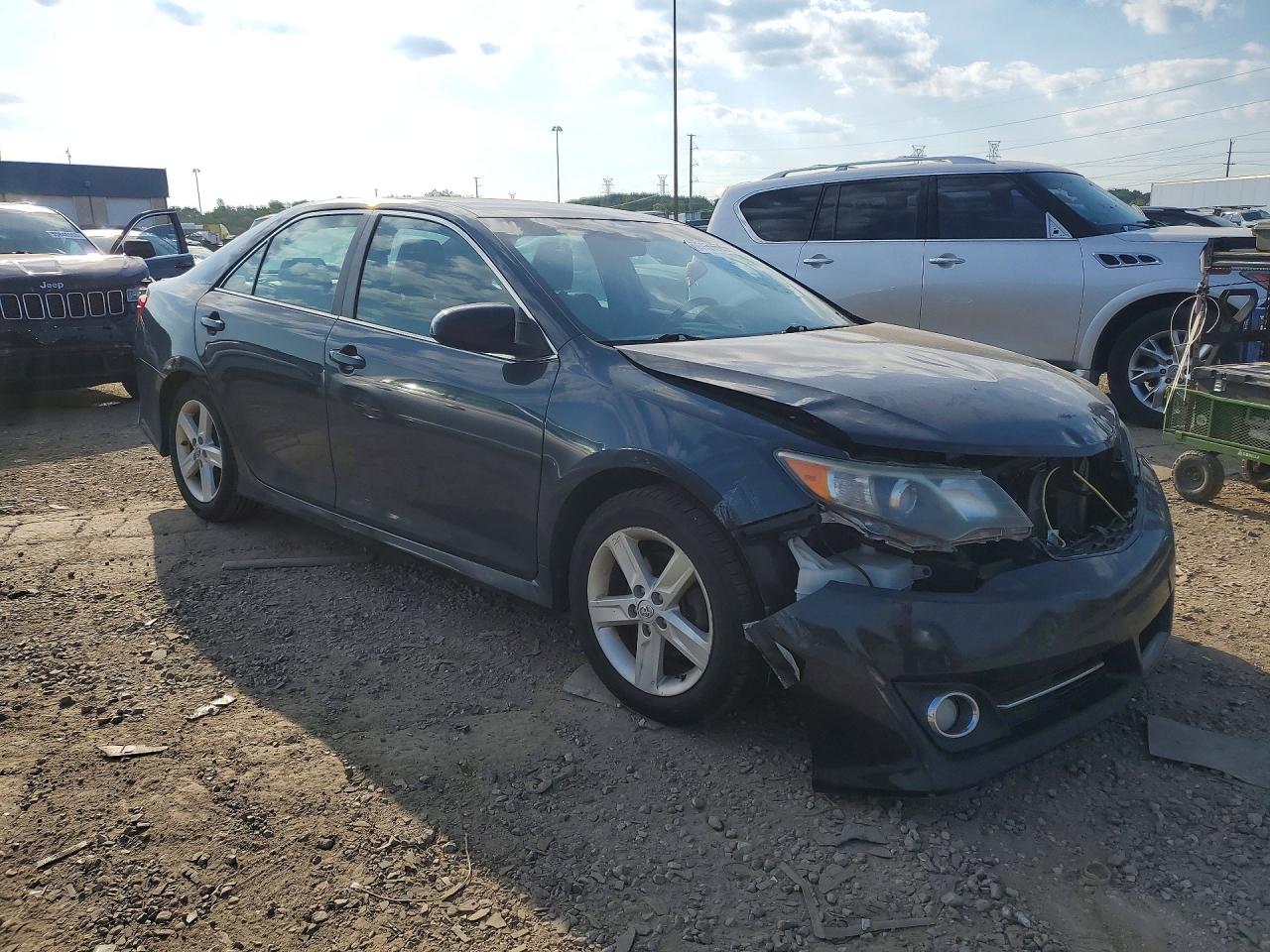 2014 Toyota Camry Se Blue vin: 4T1BF1FK7EU451010