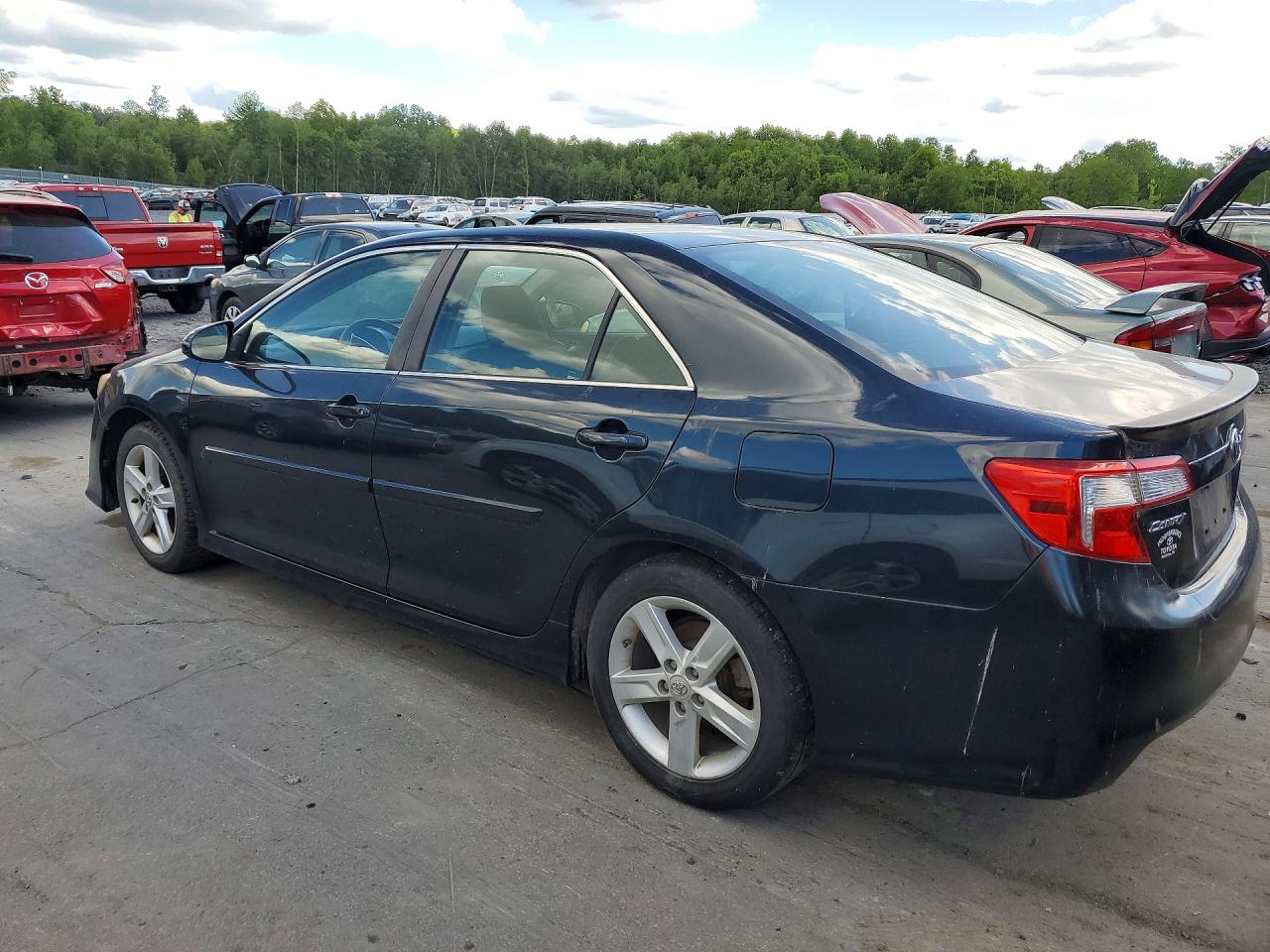 2014 Toyota Camry Se Blue vin: 4T1BF1FK7EU461696