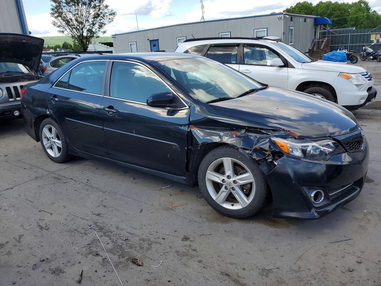2014 Toyota Camry Se Blue vin: 4T1BF1FK7EU461696