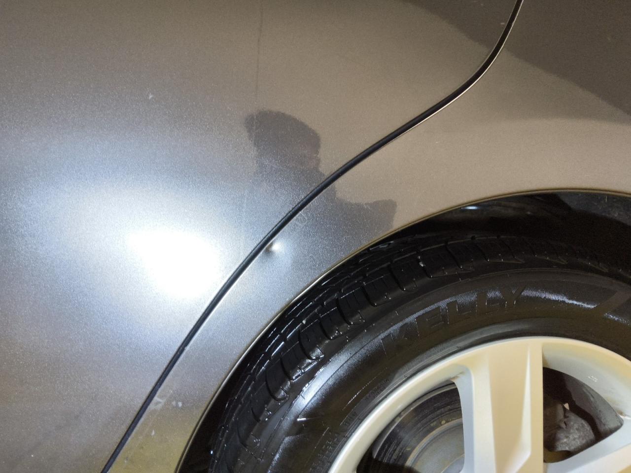 2014 Toyota Camry Se Gray vin: 4T1BF1FK7EU462928 Damage: Left Qtr Panel, Dent(S) W/ Paint Dmg, 1/8 To 1/2 Inch