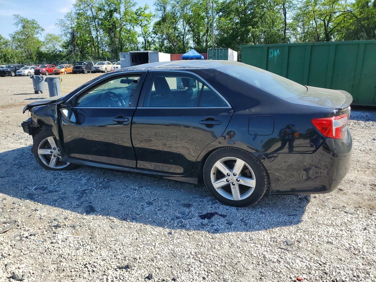 2014 Toyota Camry Se Black vin: 4T1BF1FK7EU464856