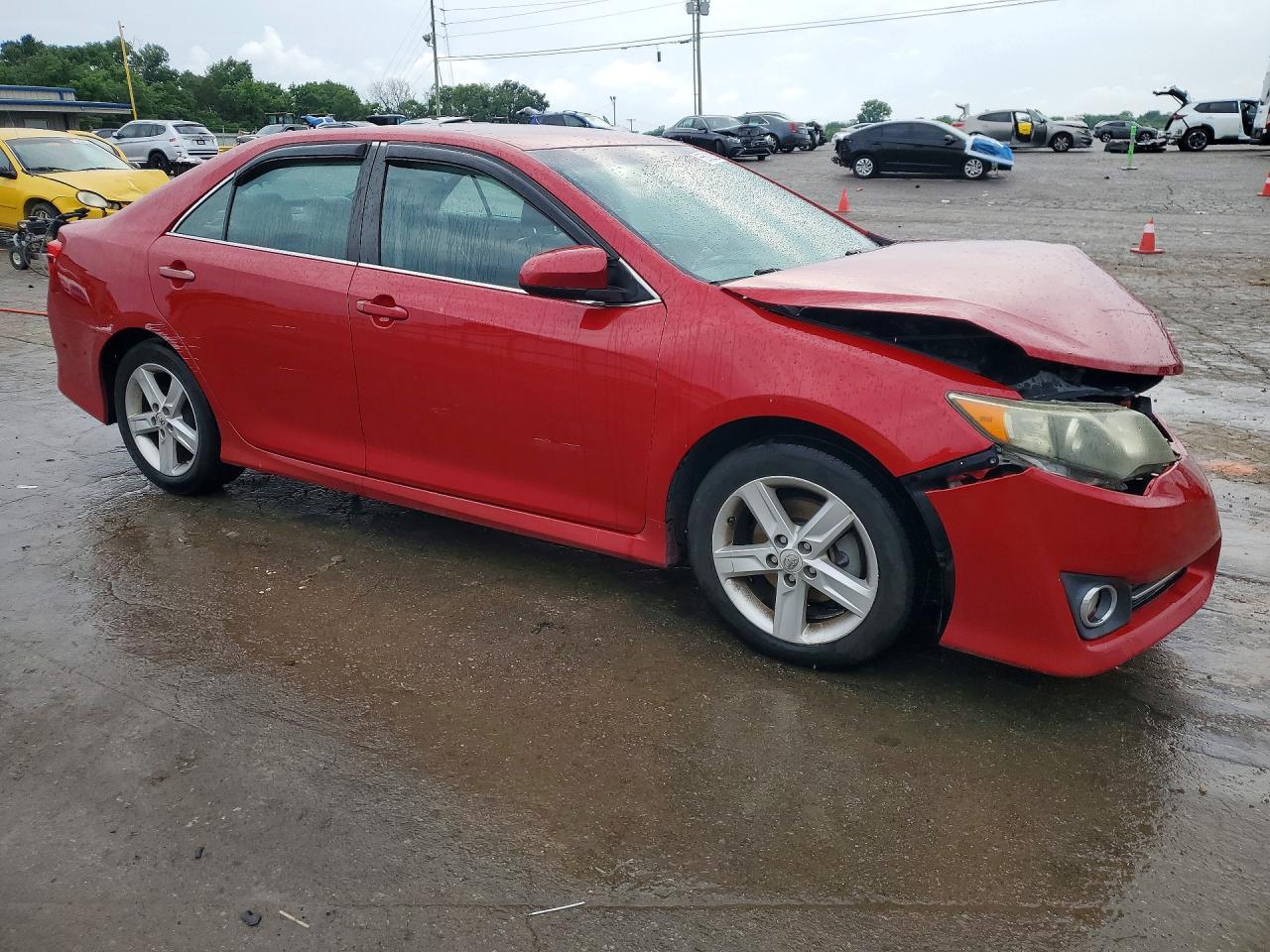 2014 Toyota Camry Se Maroon vin: 4T1BF1FK7EU728917