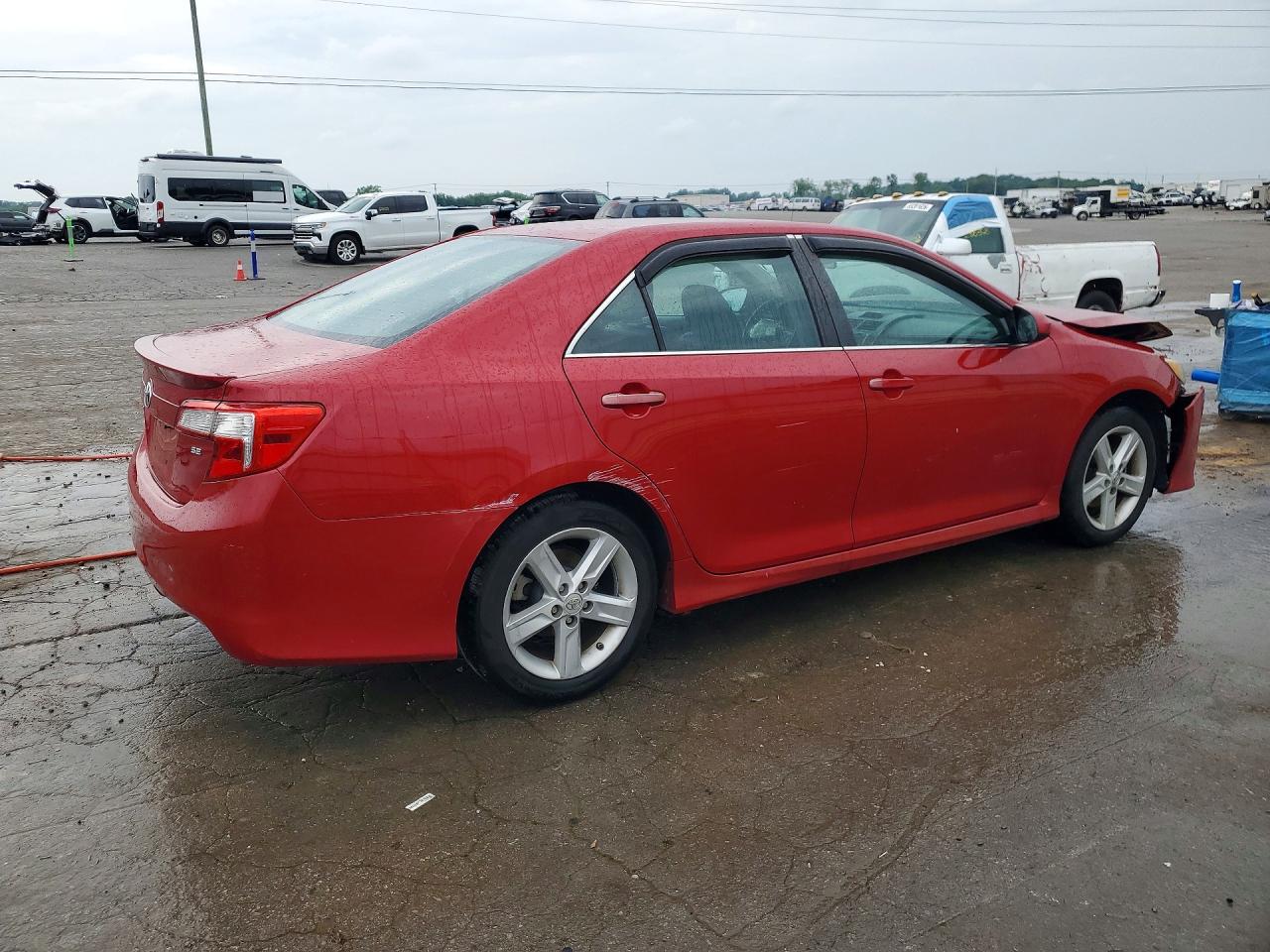 2014 Toyota Camry Se Maroon vin: 4T1BF1FK7EU728917