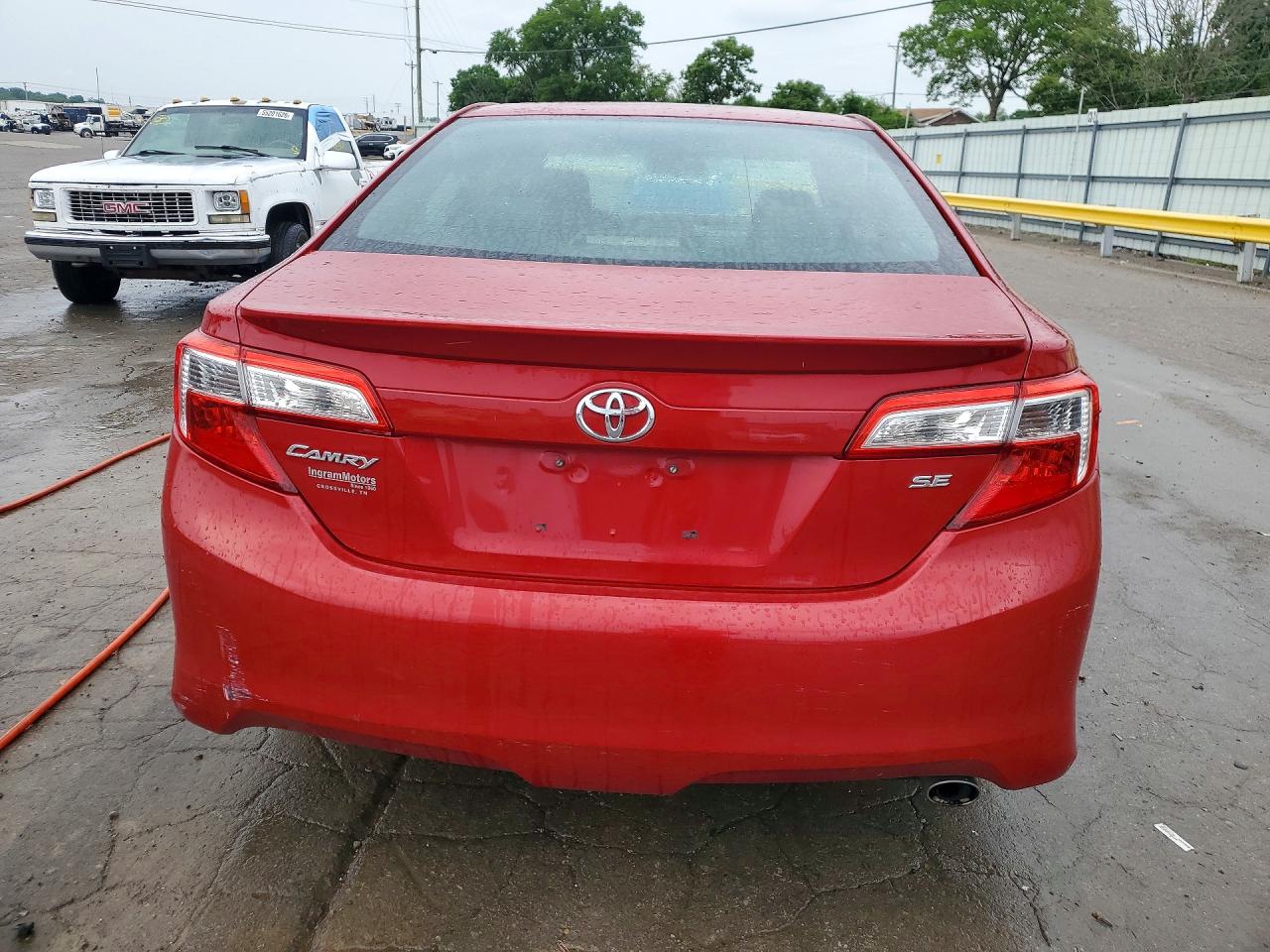 2014 Toyota Camry Se Maroon vin: 4T1BF1FK7EU728917