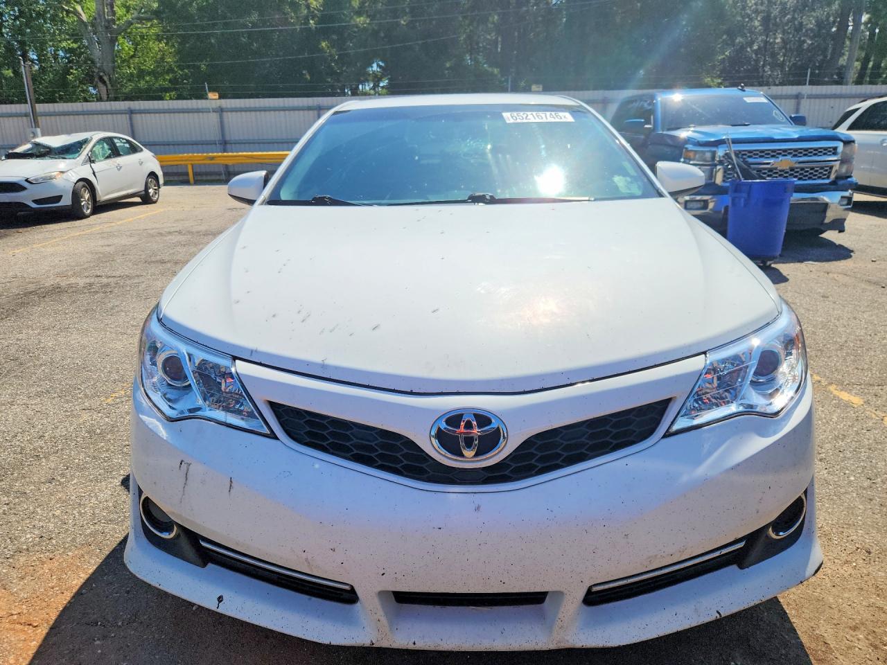 2014 Toyota Camry Se White vin: 4T1BF1FK7EU731901