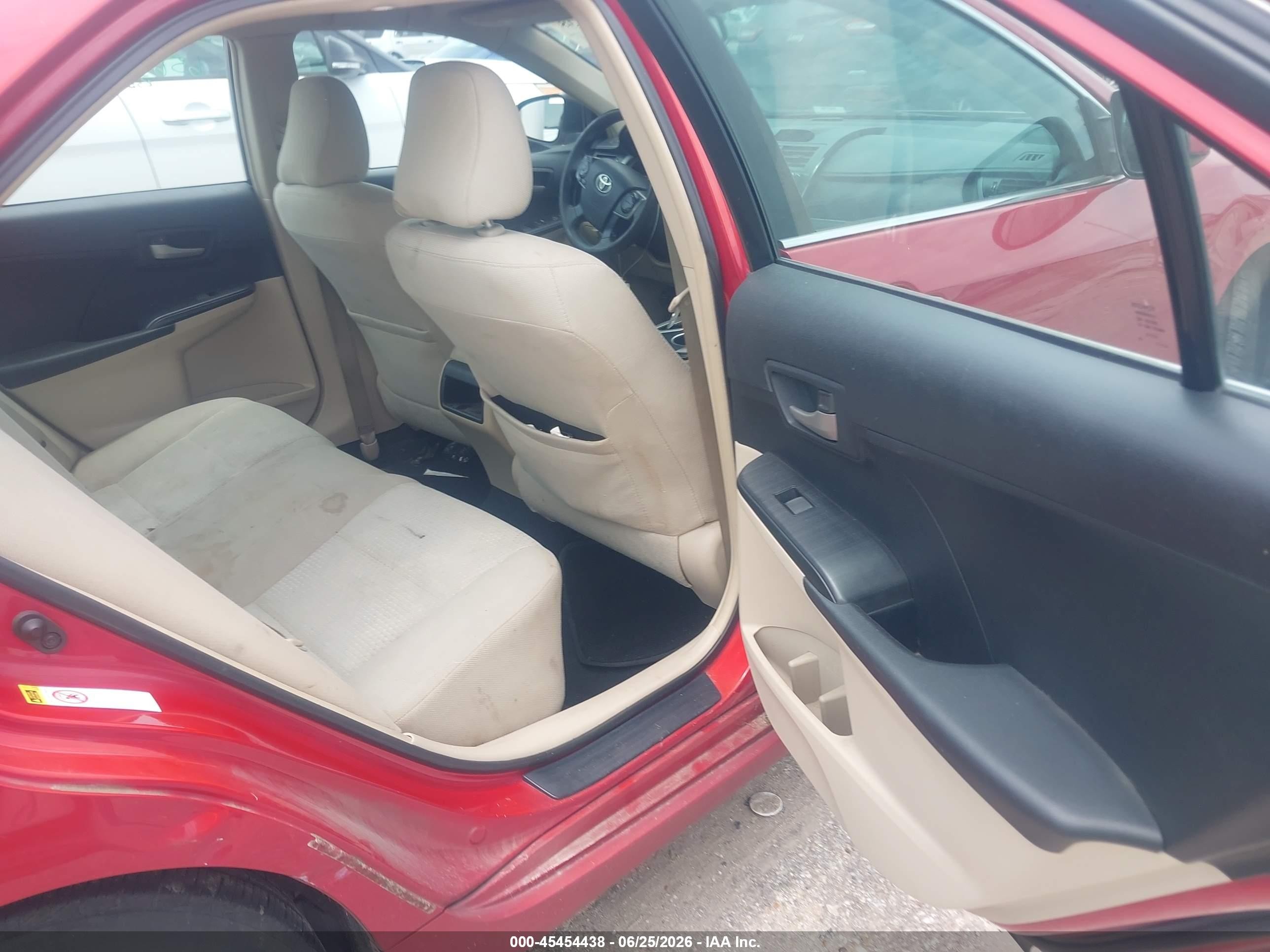 2014 Toyota Camry L Красный vin: 4T1BF1FK7EU737990