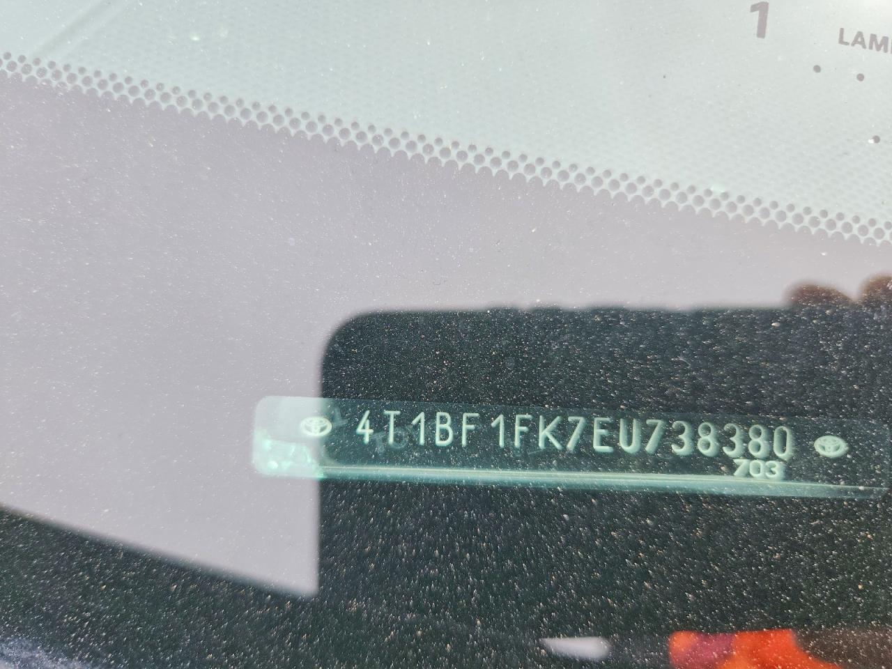 2014 Toyota Camry Se Серый vin: 4T1BF1FK7EU738380