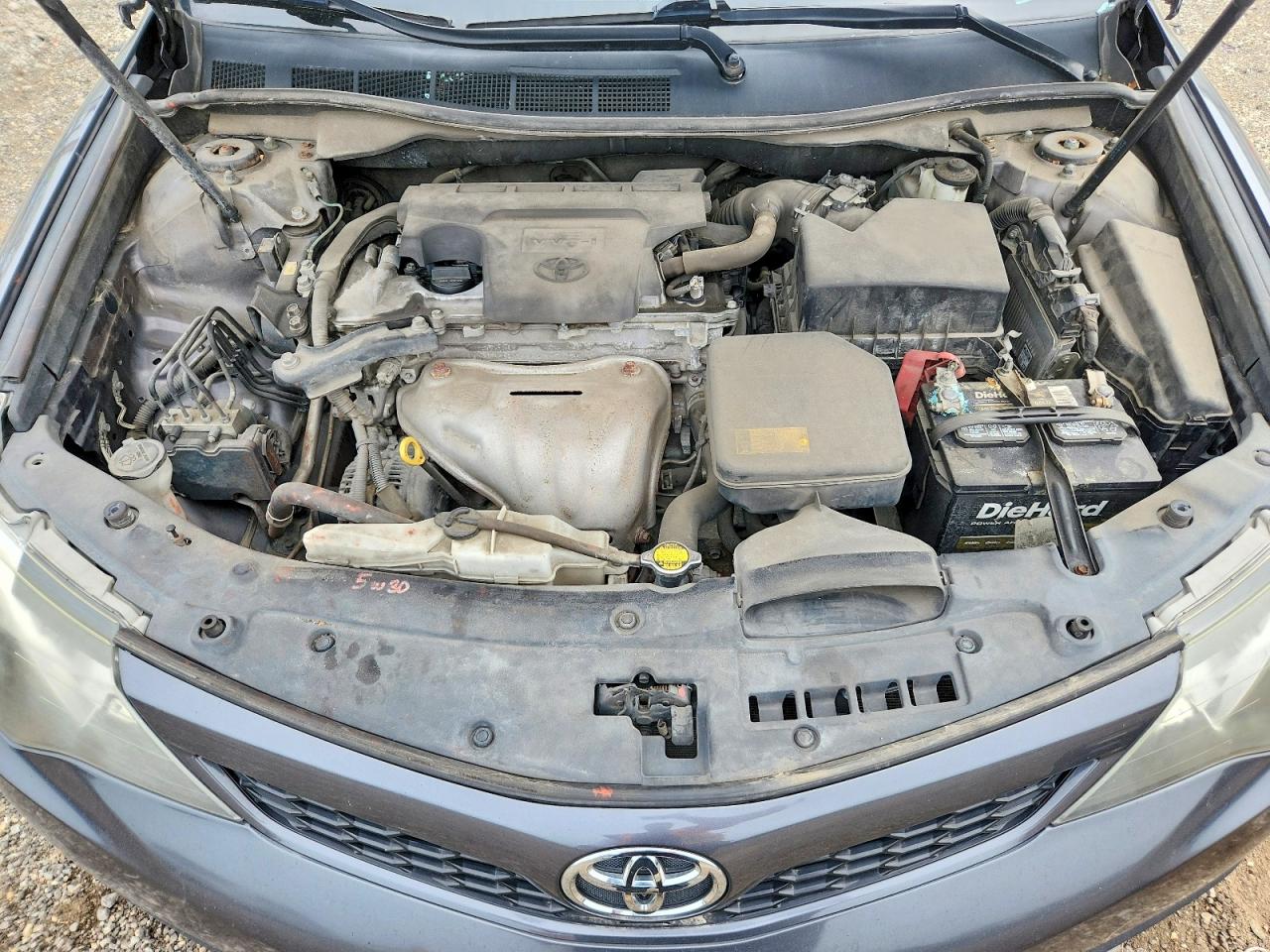 2014 Toyota Camry Se Серый vin: 4T1BF1FK7EU738380