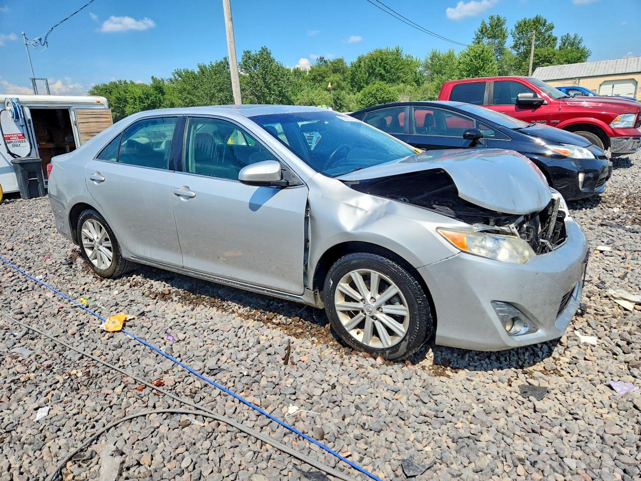 2014 Toyota Camry Xle Silver vin: 4T1BF1FK7EU748066