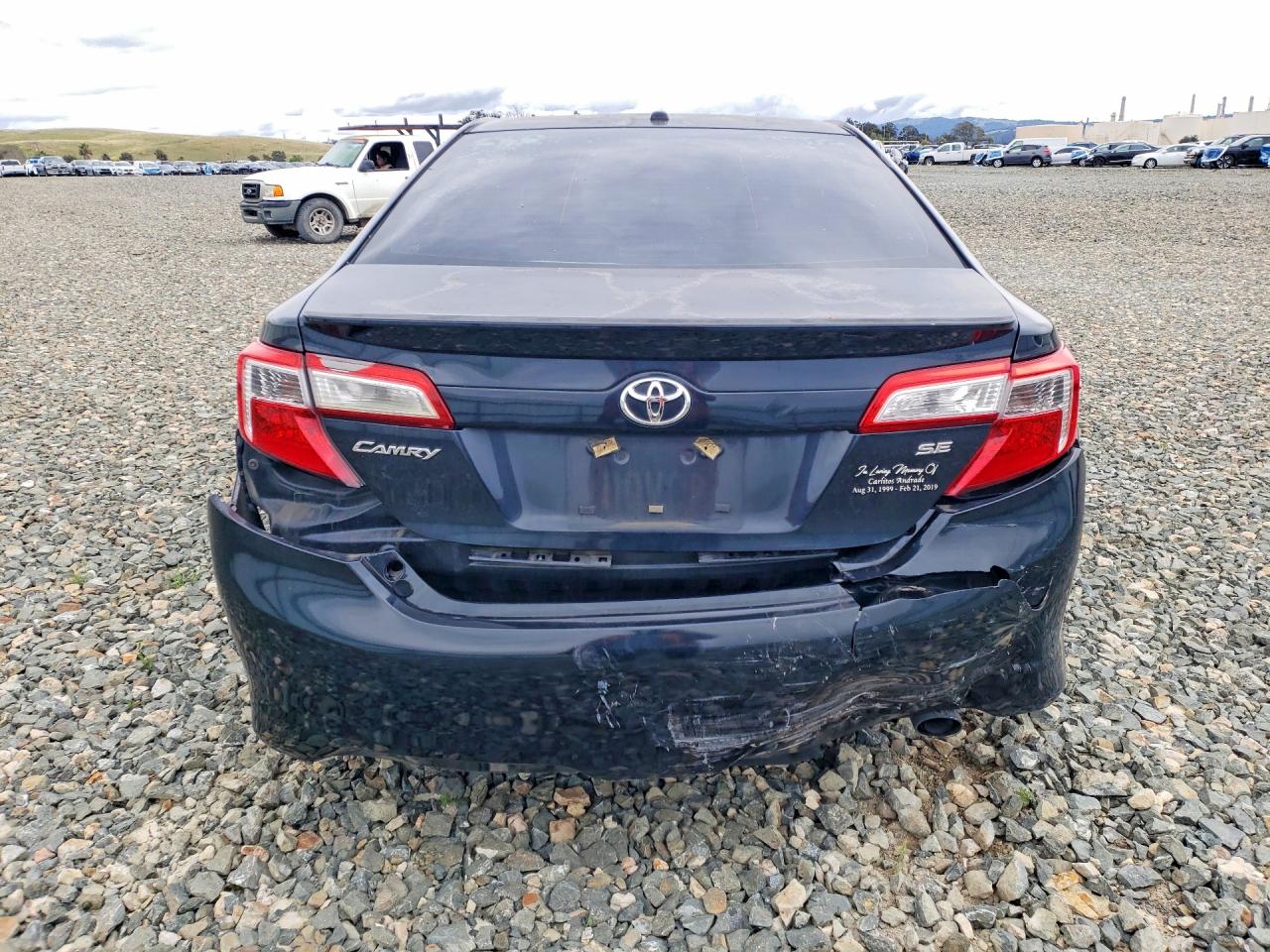 2014 Toyota Camry Se Sport Черный vin: 4T1BF1FK7EU757561