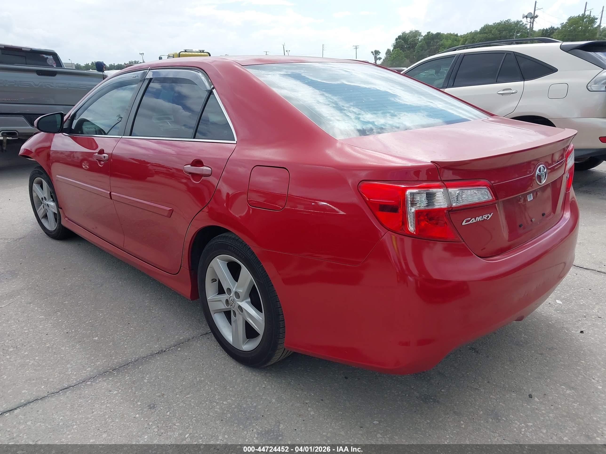 2014 Toyota Camry Se Burgundy vin: 4T1BF1FK7EU764333