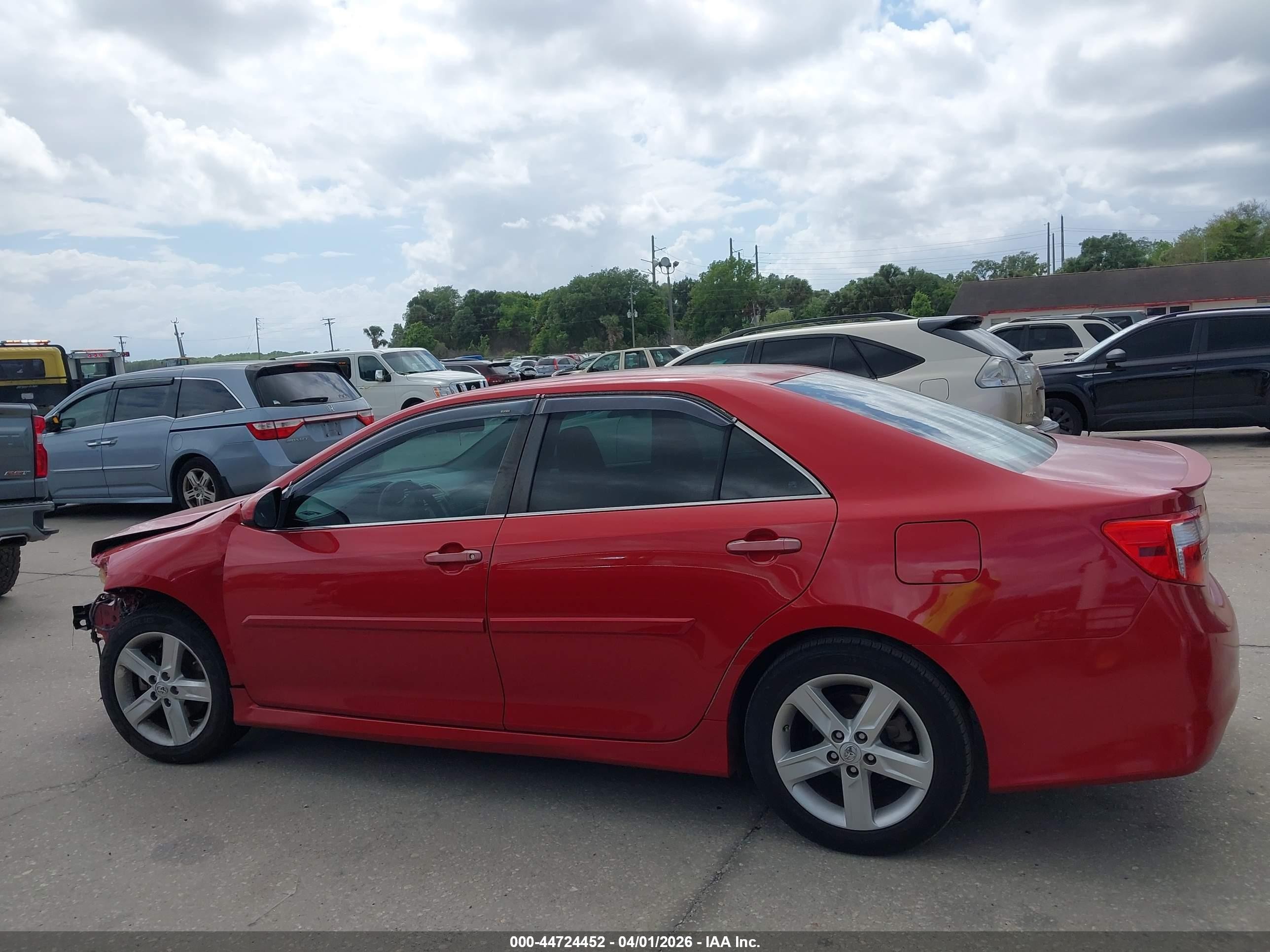 2014 Toyota Camry Se Burgundy vin: 4T1BF1FK7EU764333