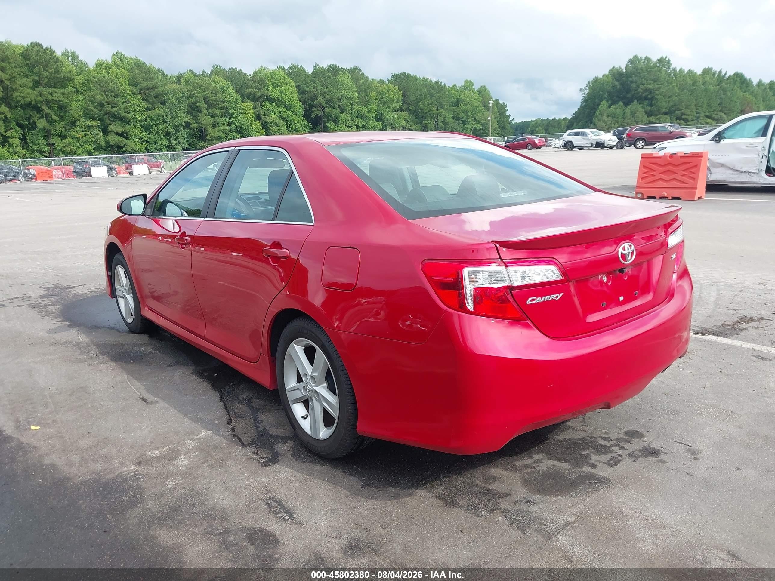 2014 Toyota Camry Se Красный vin: 4T1BF1FK7EU769578
