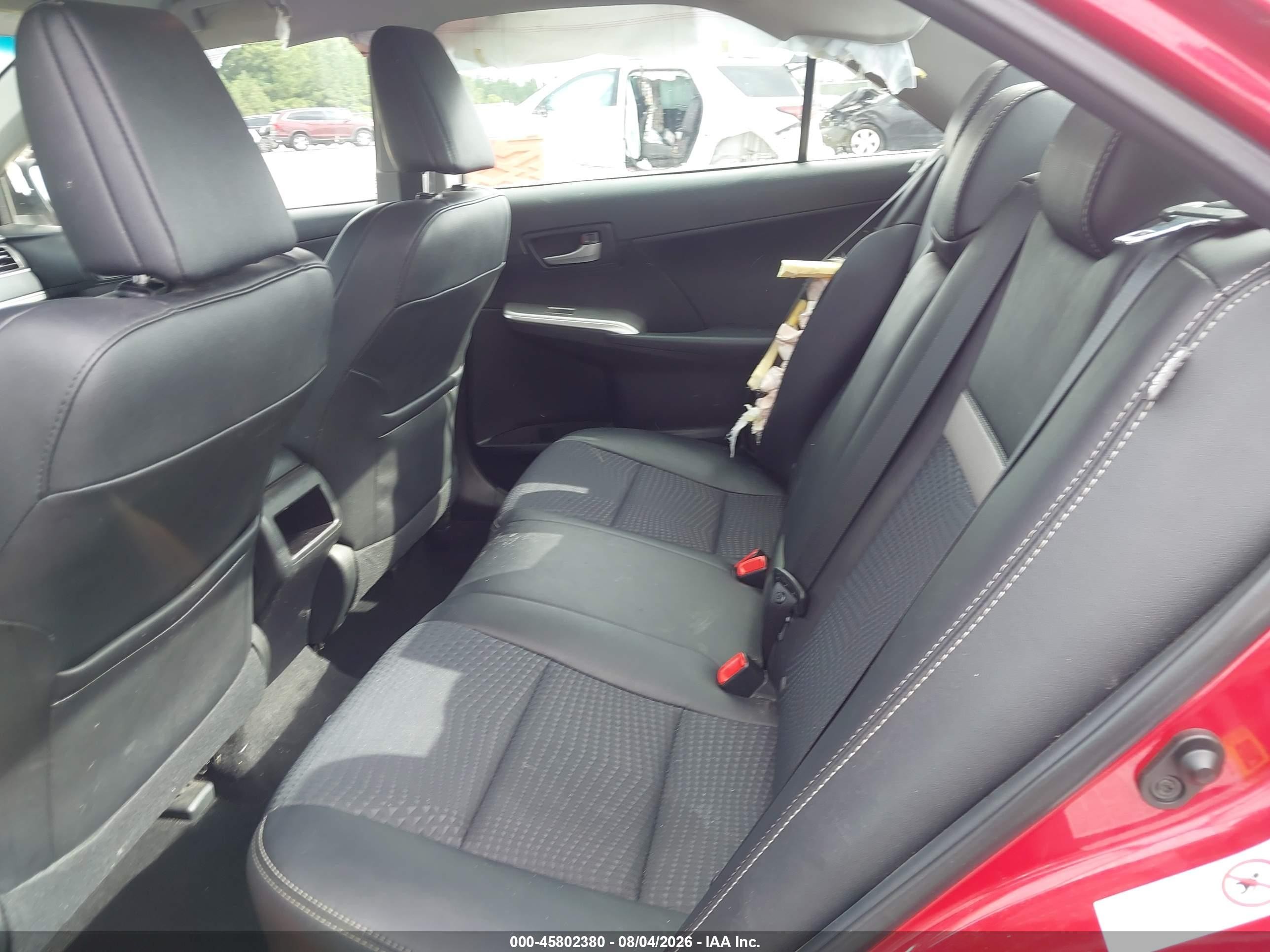 2014 Toyota Camry Se Красный vin: 4T1BF1FK7EU769578