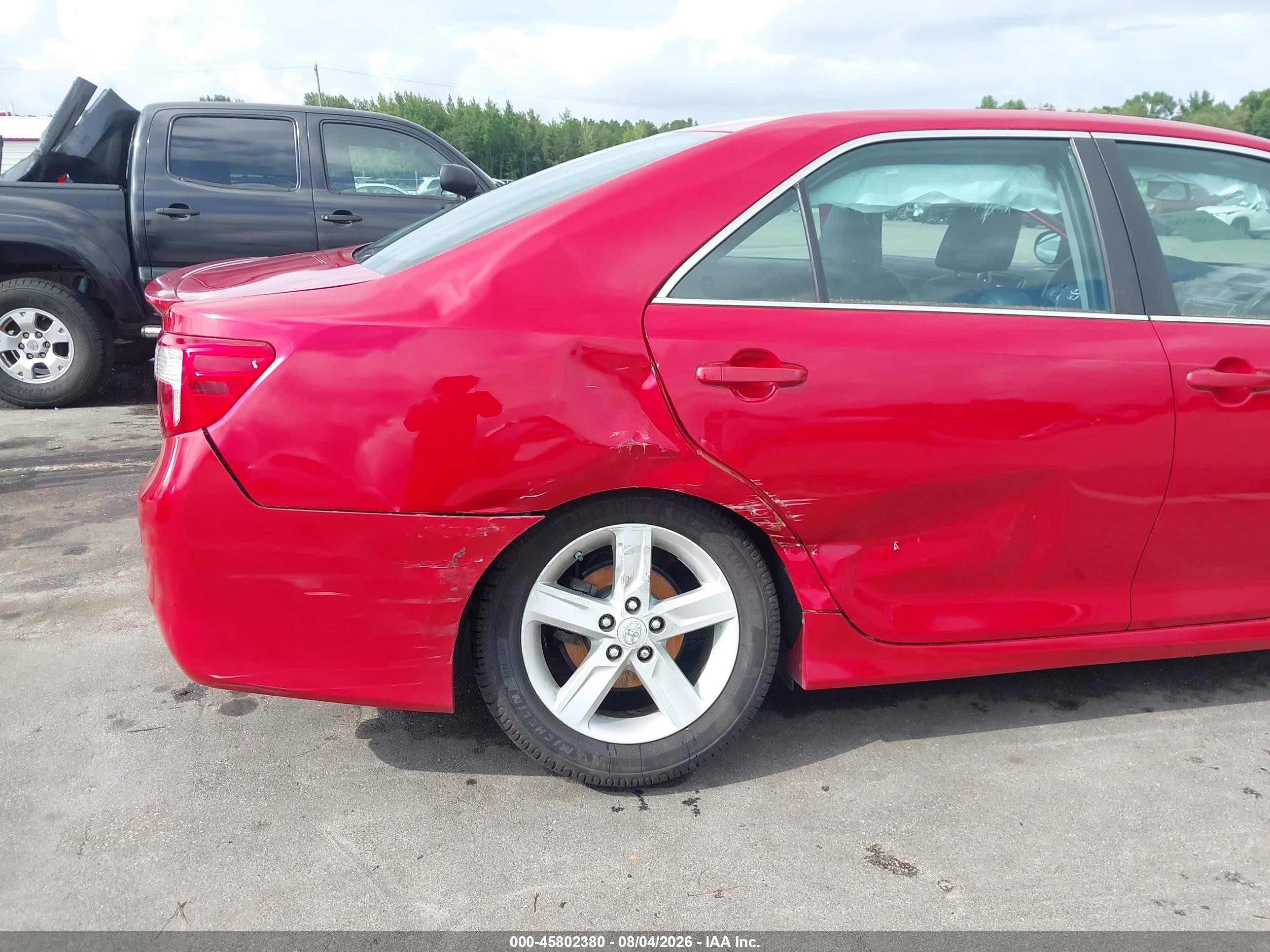 2014 Toyota Camry Se Красный vin: 4T1BF1FK7EU769578