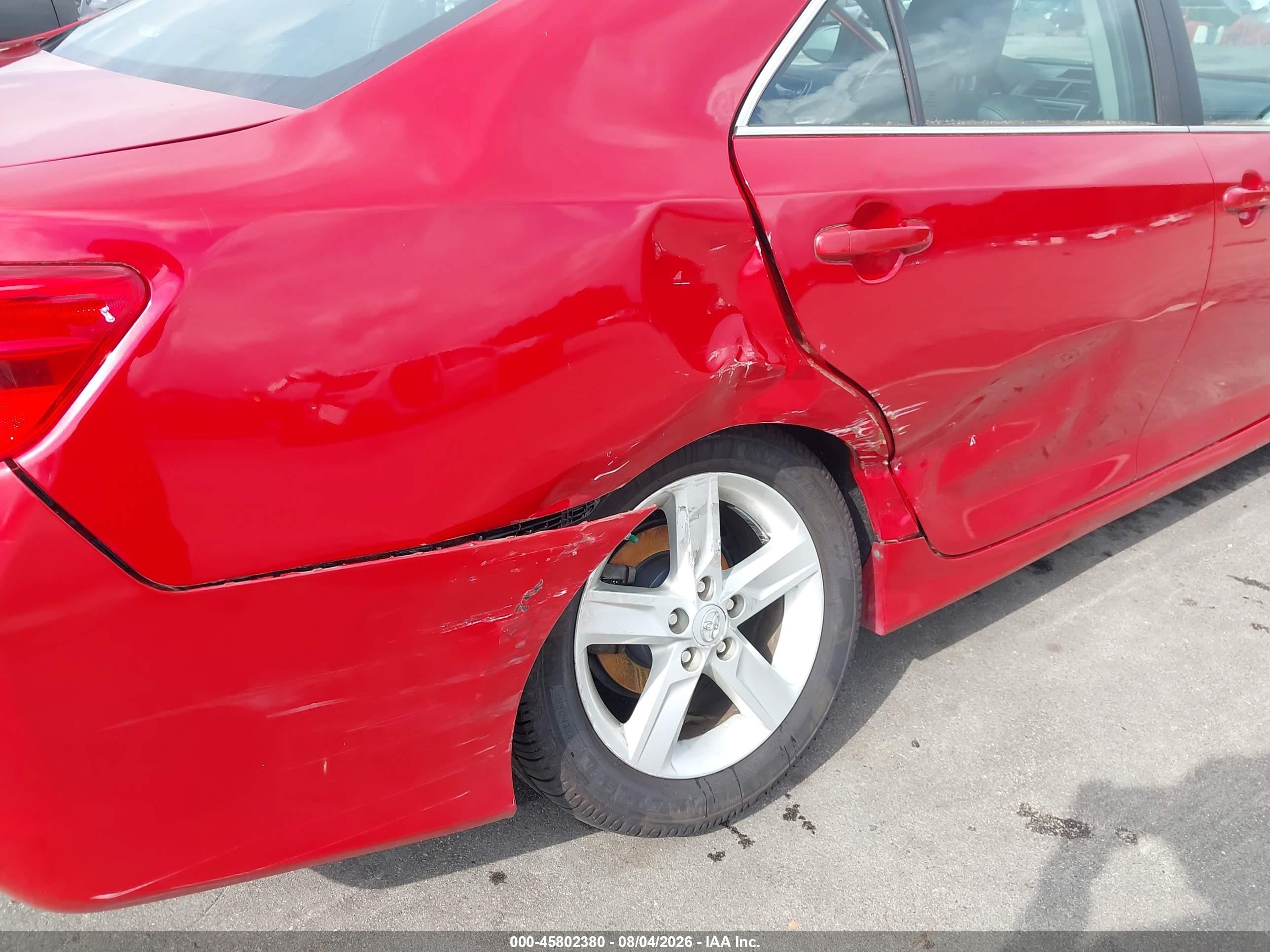 2014 Toyota Camry Se Красный vin: 4T1BF1FK7EU769578