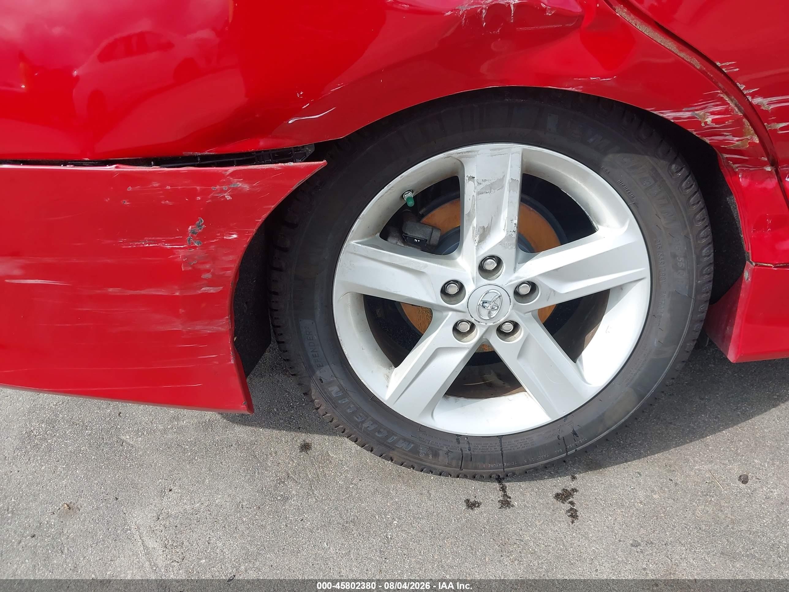 2014 Toyota Camry Se Красный vin: 4T1BF1FK7EU769578