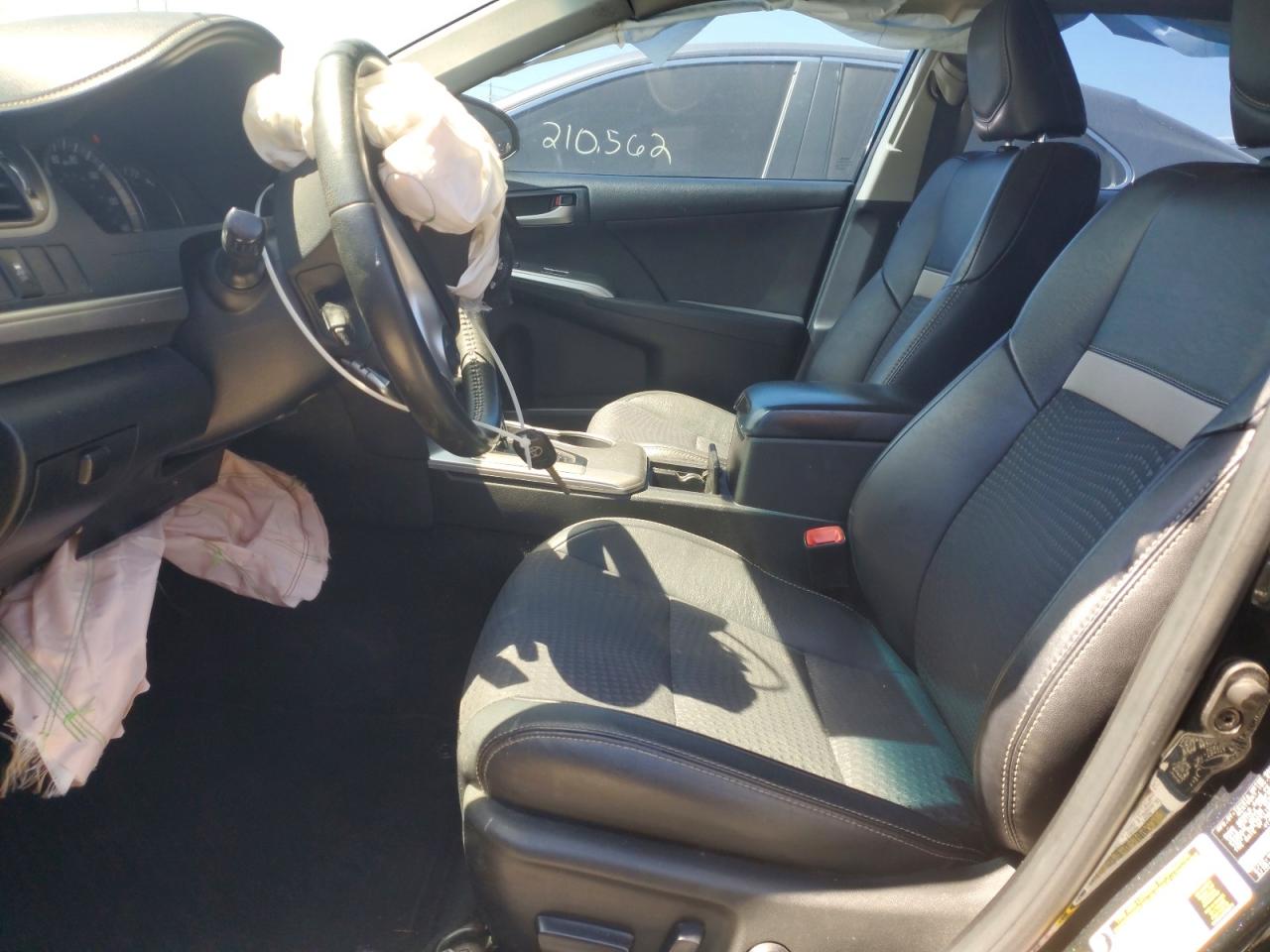 2014 Toyota Camry Se Black vin: 4T1BF1FK7EU777664