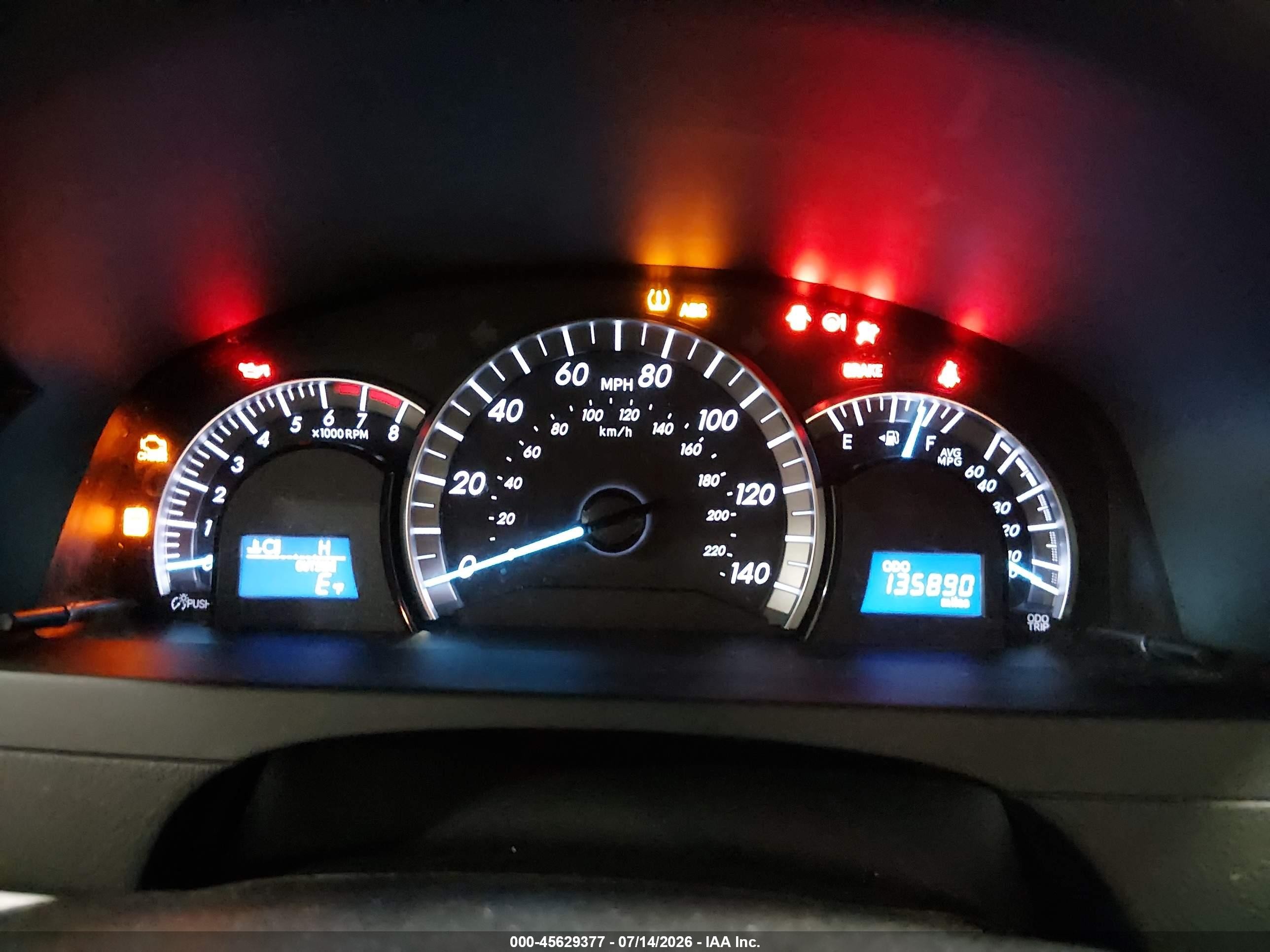 2014 Toyota Camry Se Red vin: 4T1BF1FK7EU780791