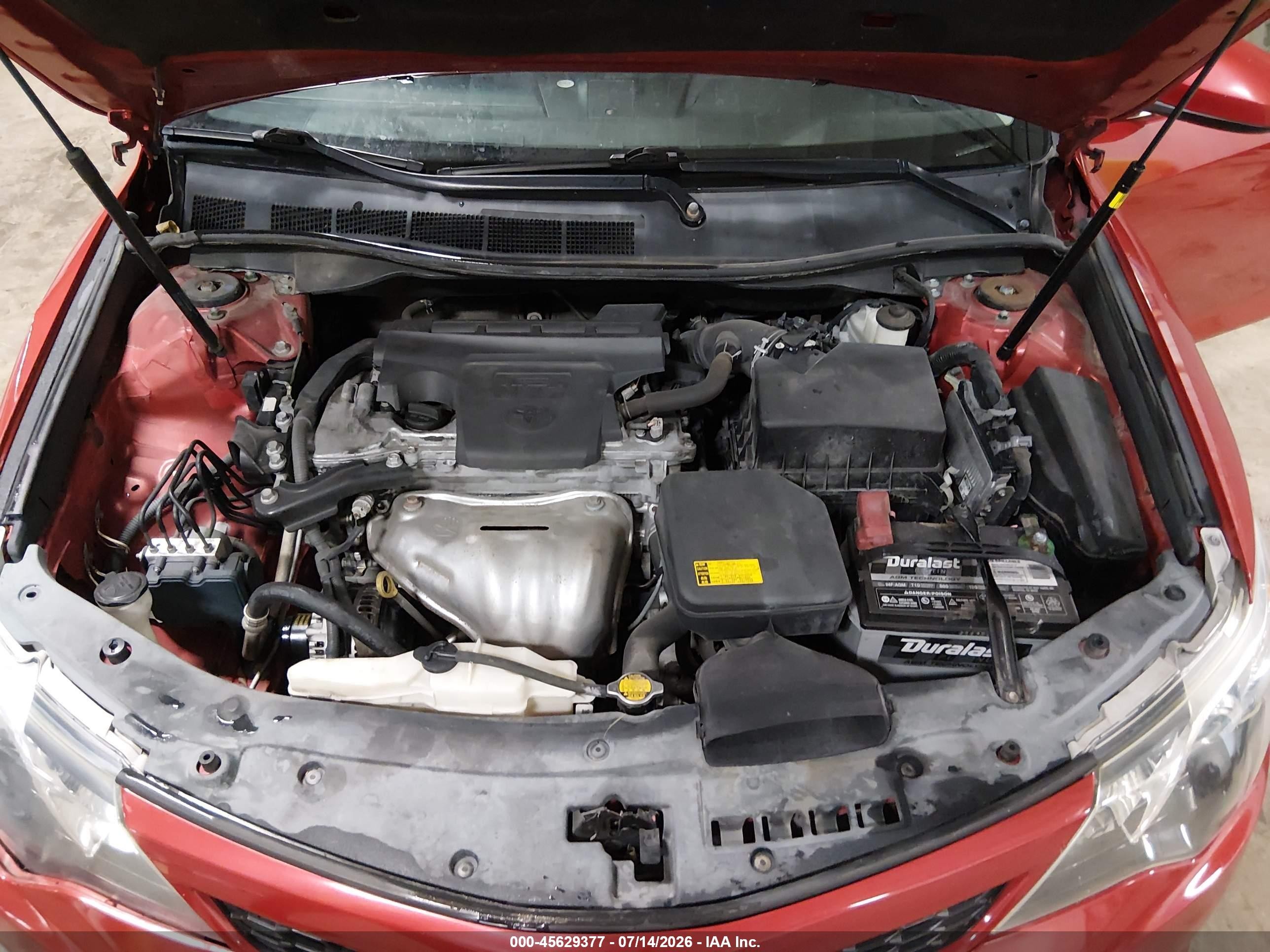 2014 Toyota Camry Se Red vin: 4T1BF1FK7EU780791