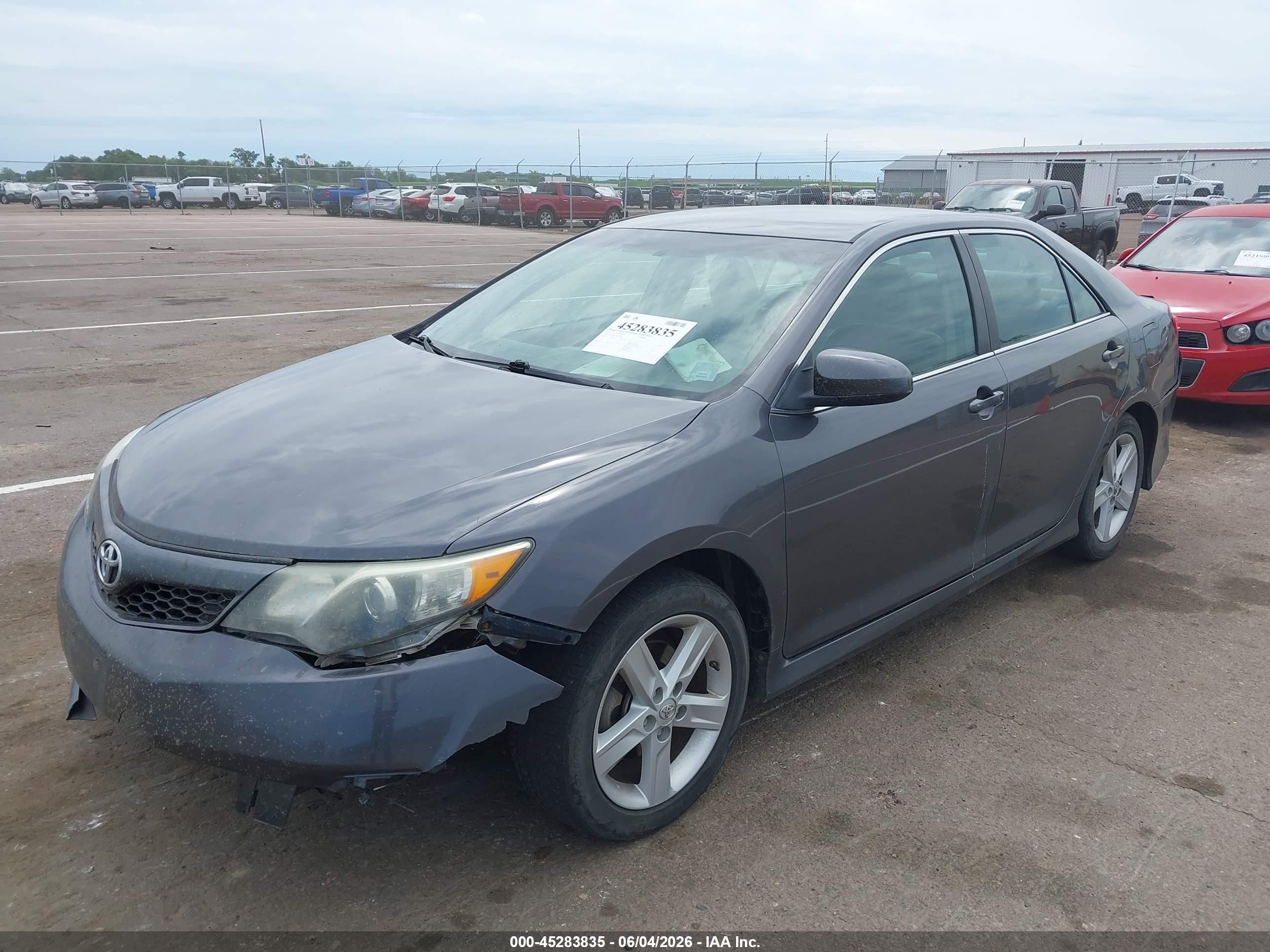 2014 Toyota Camry Se Gray vin: 4T1BF1FK7EU783299