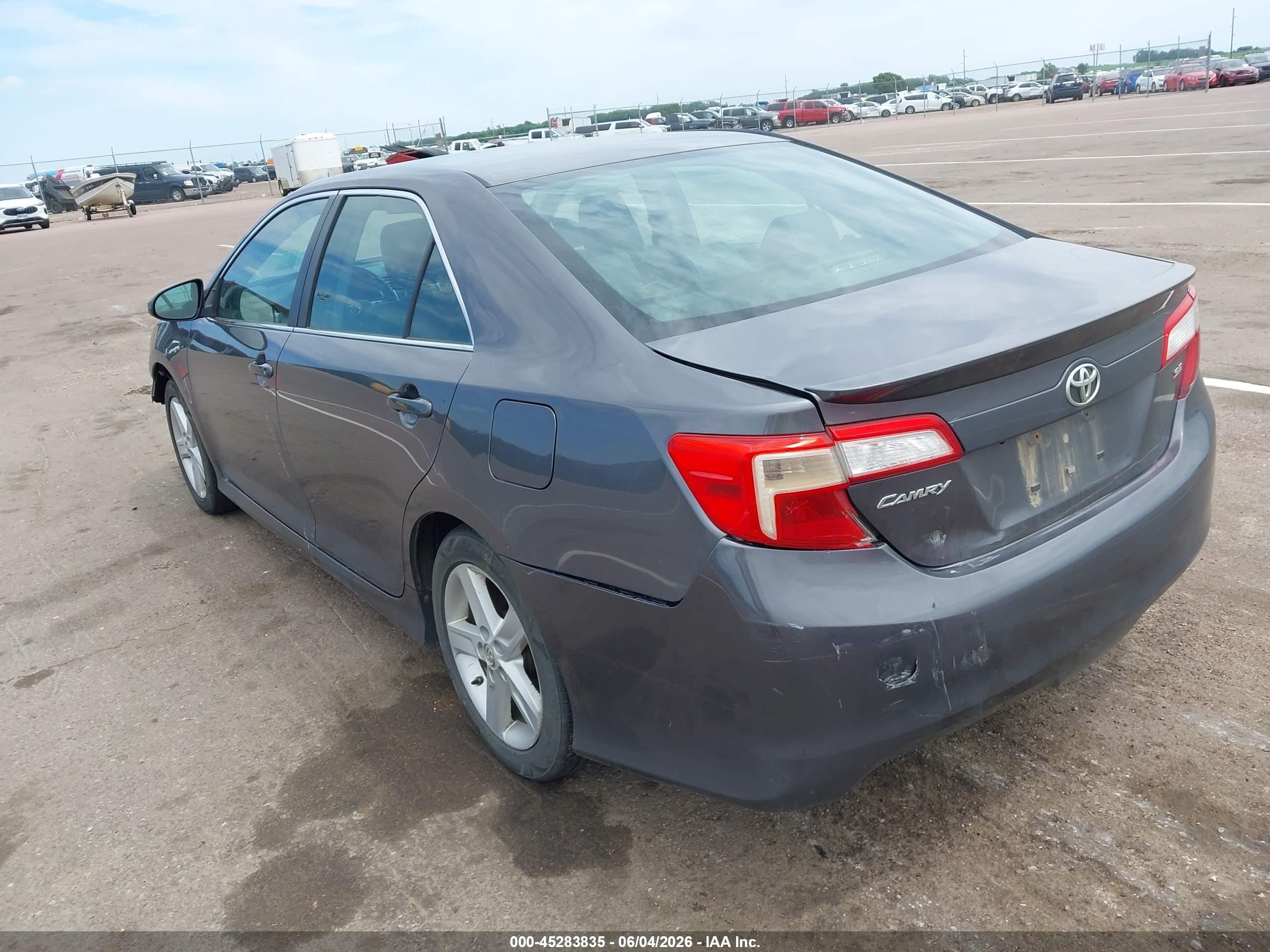 2014 Toyota Camry Se Gray vin: 4T1BF1FK7EU783299