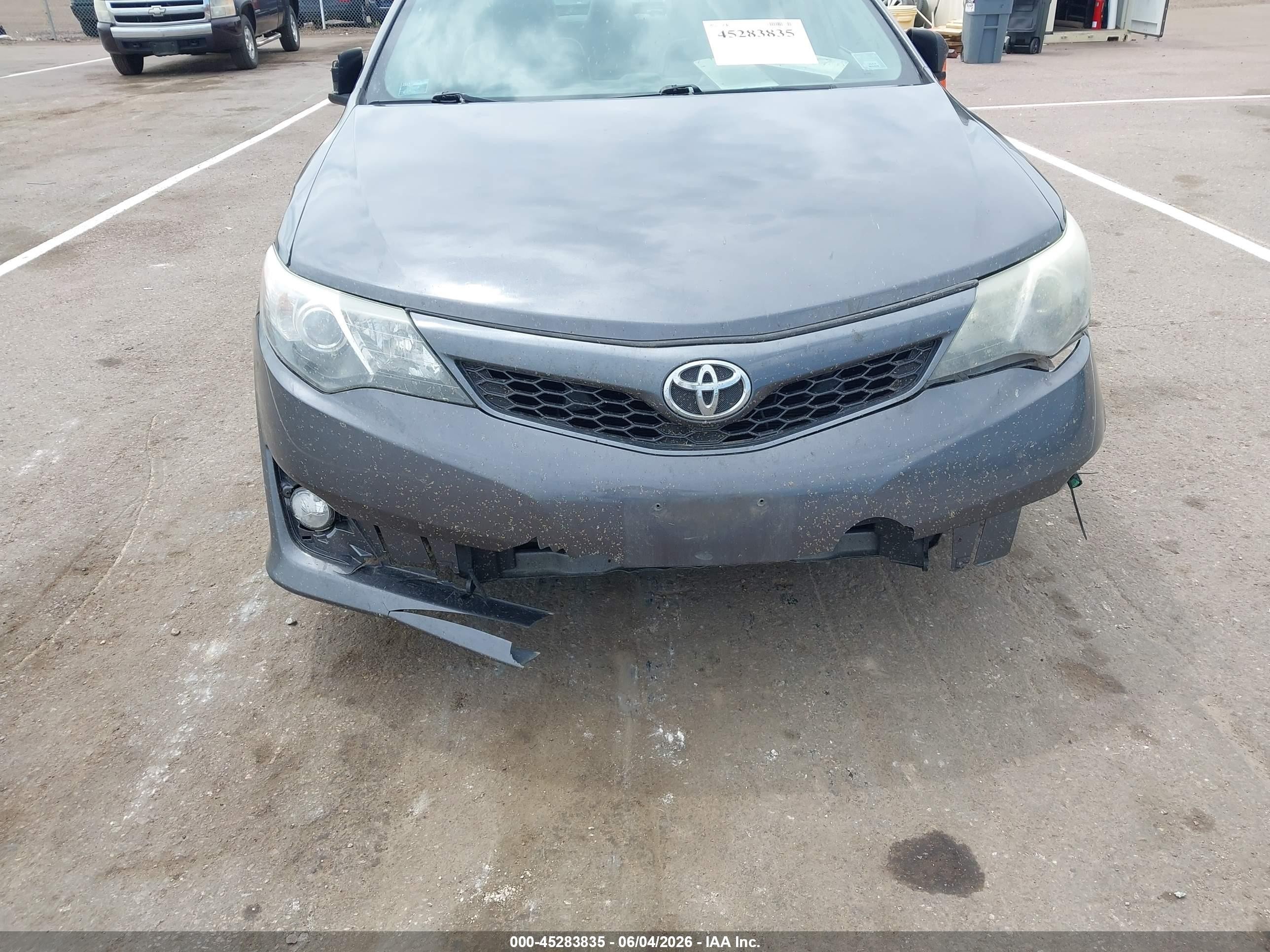 2014 Toyota Camry Se Gray vin: 4T1BF1FK7EU783299
