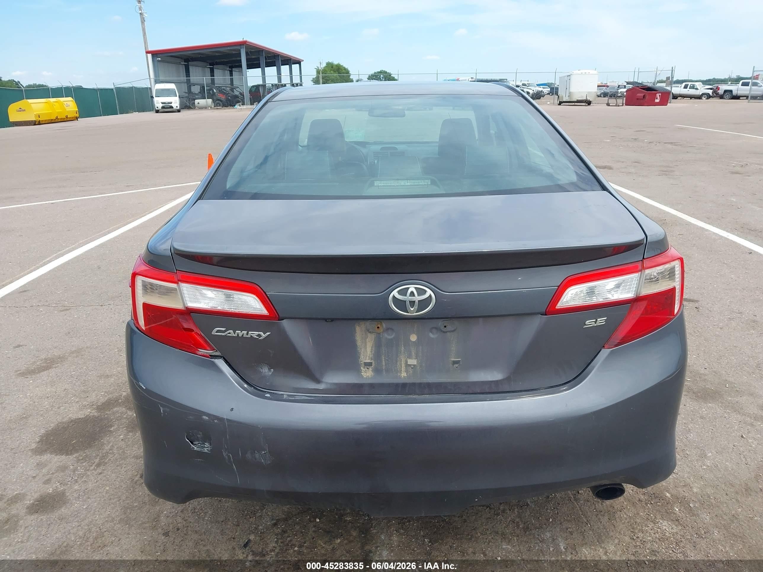 2014 Toyota Camry Se Gray vin: 4T1BF1FK7EU783299