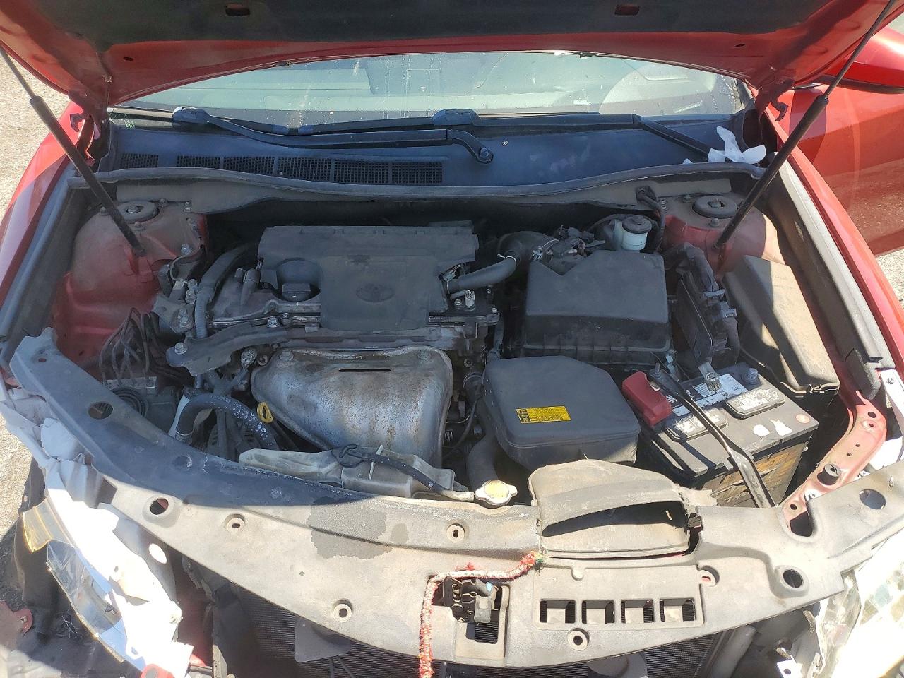 2014 Toyota Camry Se Red vin: 4T1BF1FK7EU802398