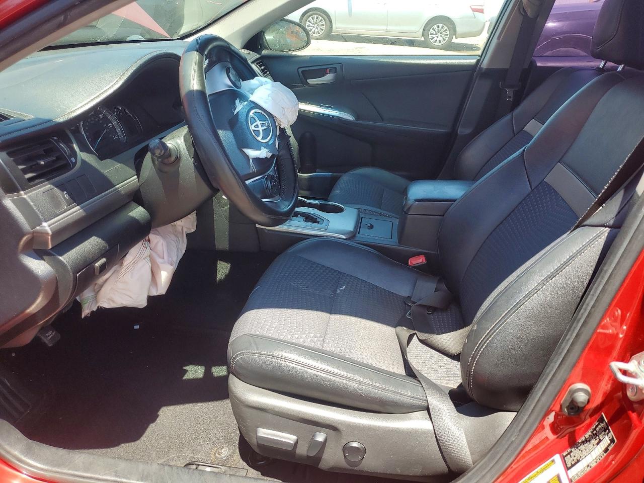 2014 Toyota Camry Se Red vin: 4T1BF1FK7EU802398