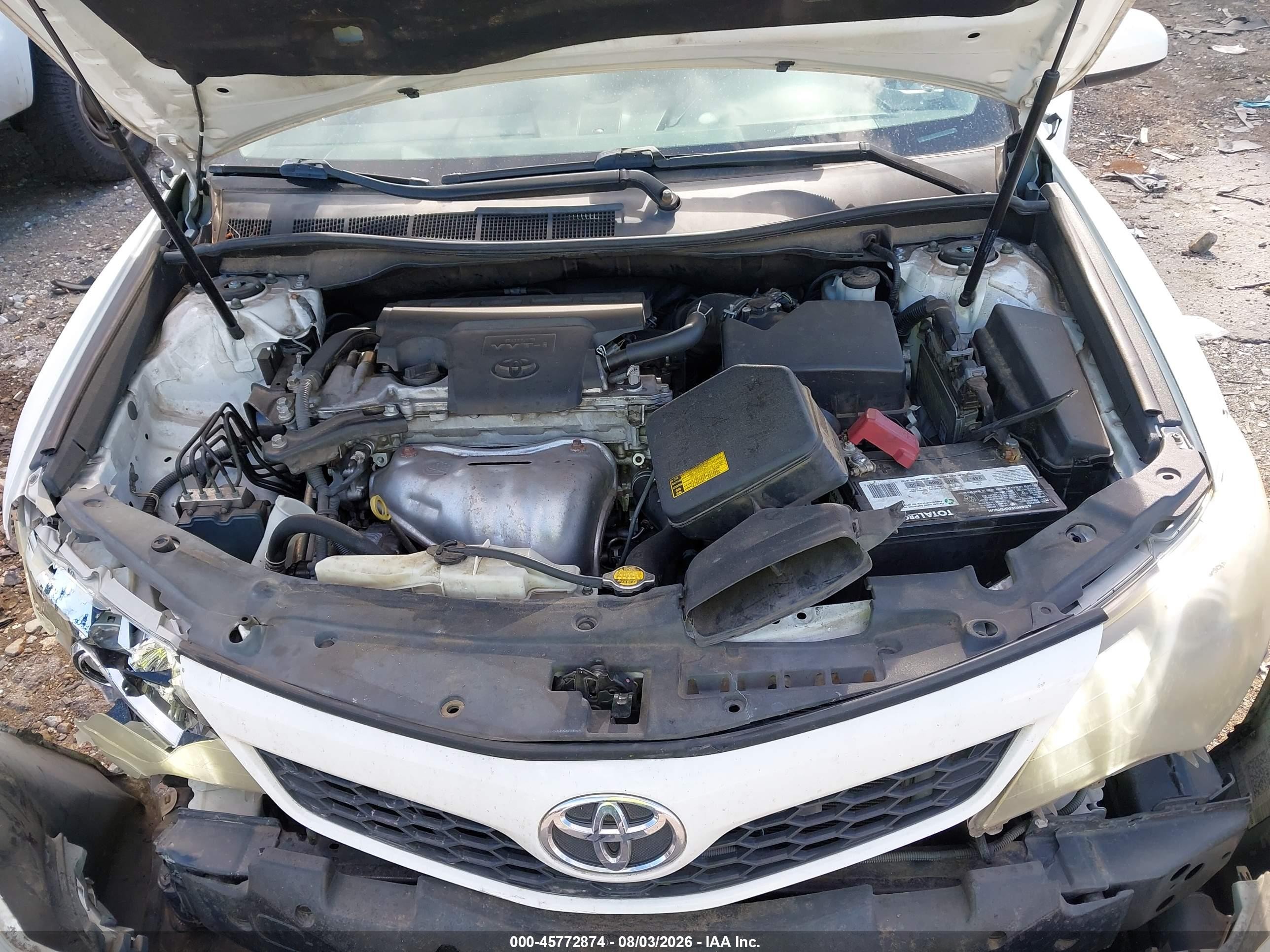 2014 Toyota Camry Se White vin: 4T1BF1FK7EU802773