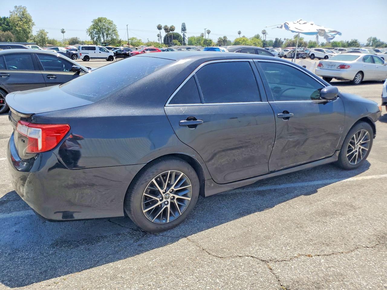 2014 Toyota Camry Se Black vin: 4T1BF1FK7EU807262