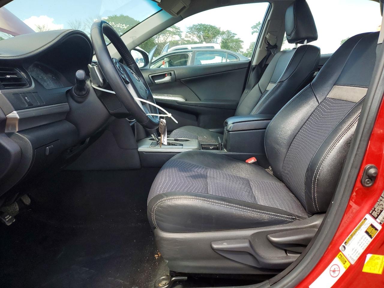 2014 Toyota Camry Se Red vin: 4T1BF1FK7EU810291