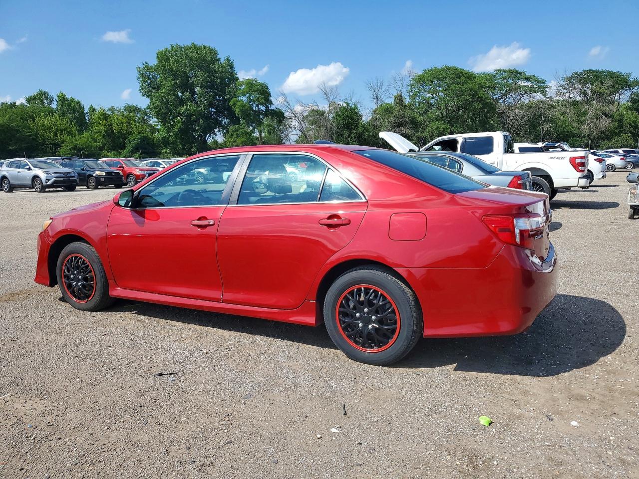 2014 Toyota Camry Se Red vin: 4T1BF1FK7EU810291