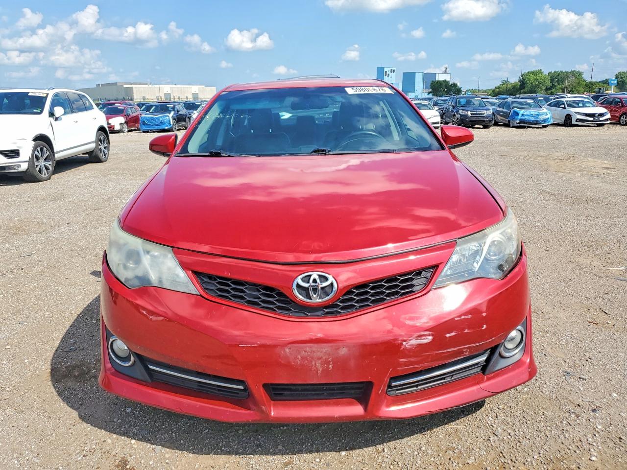 2014 Toyota Camry Se Red vin: 4T1BF1FK7EU810291