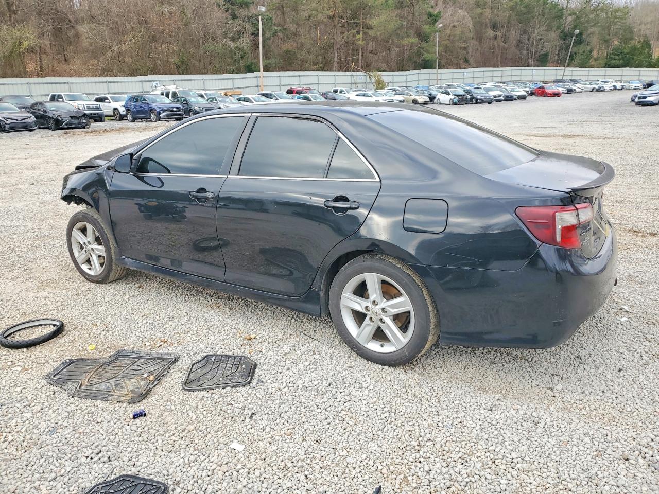 2014 Toyota Camry Se Black vin: 4T1BF1FK7EU815491