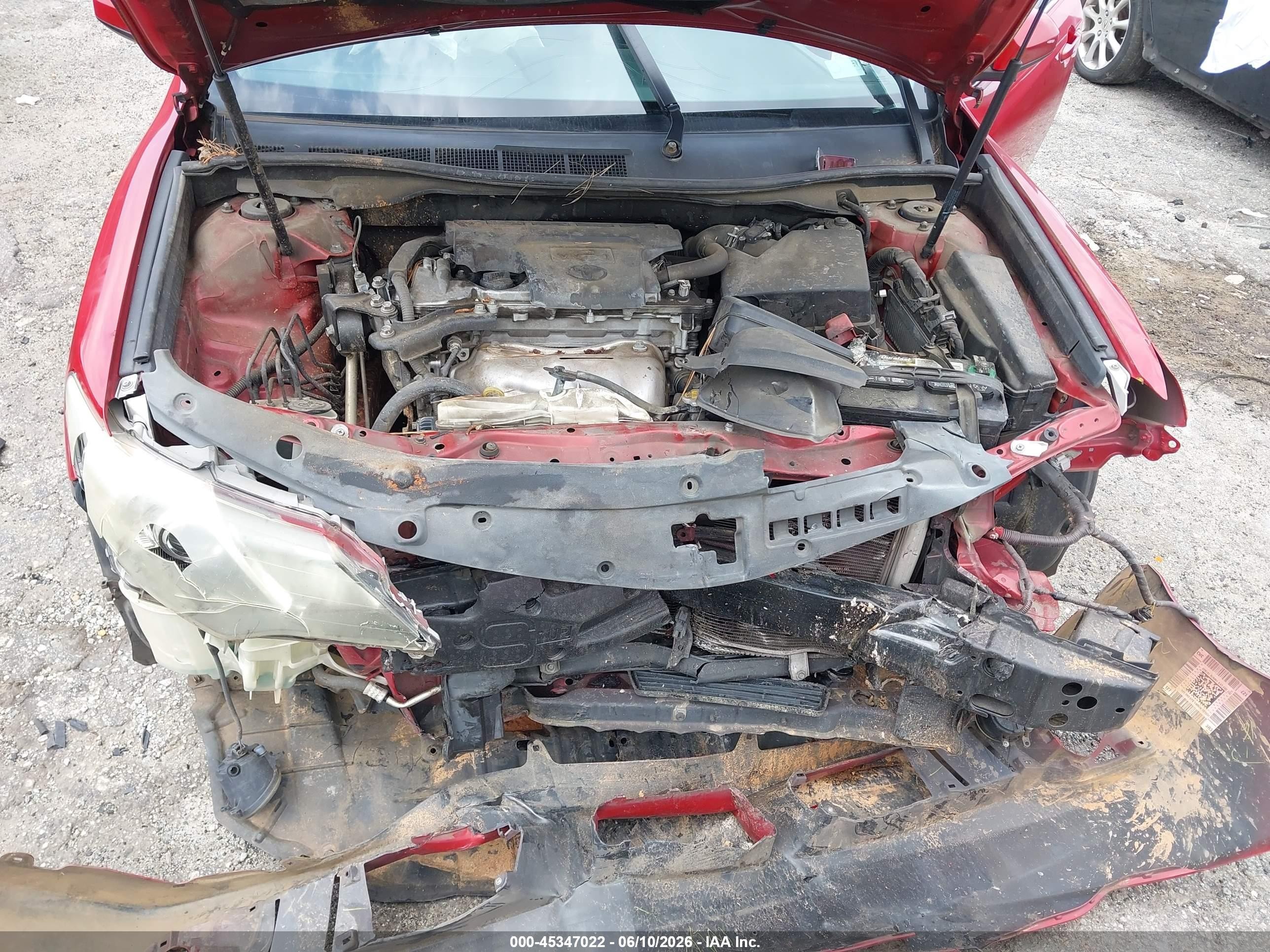 2014 Toyota Camry Se Red vin: 4T1BF1FK7EU822750
