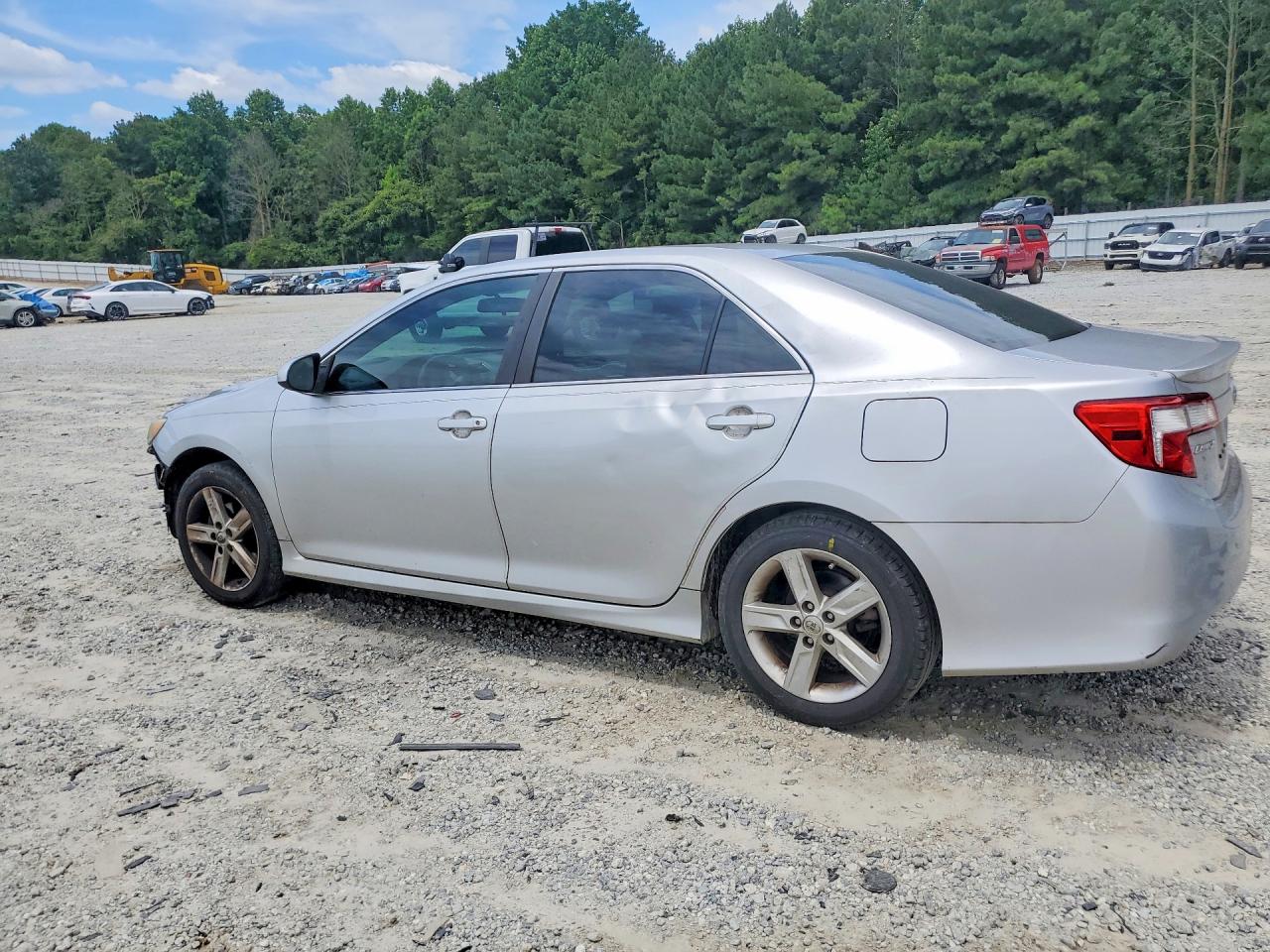 2014 Toyota Camry Se Silver vin: 4T1BF1FK7EU829066