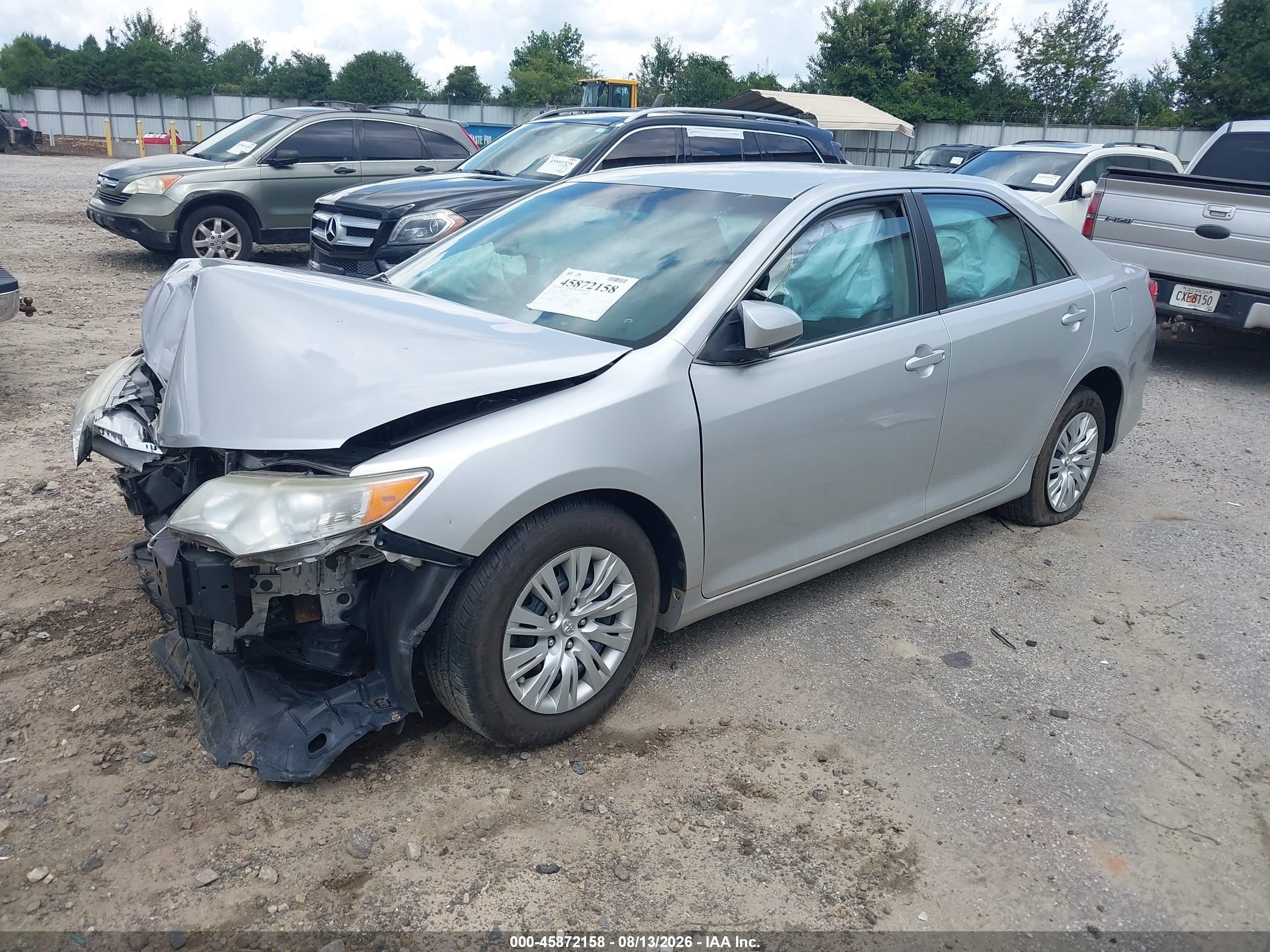 2014 Toyota Camry L Серебряный vin: 4T1BF1FK7EU830413