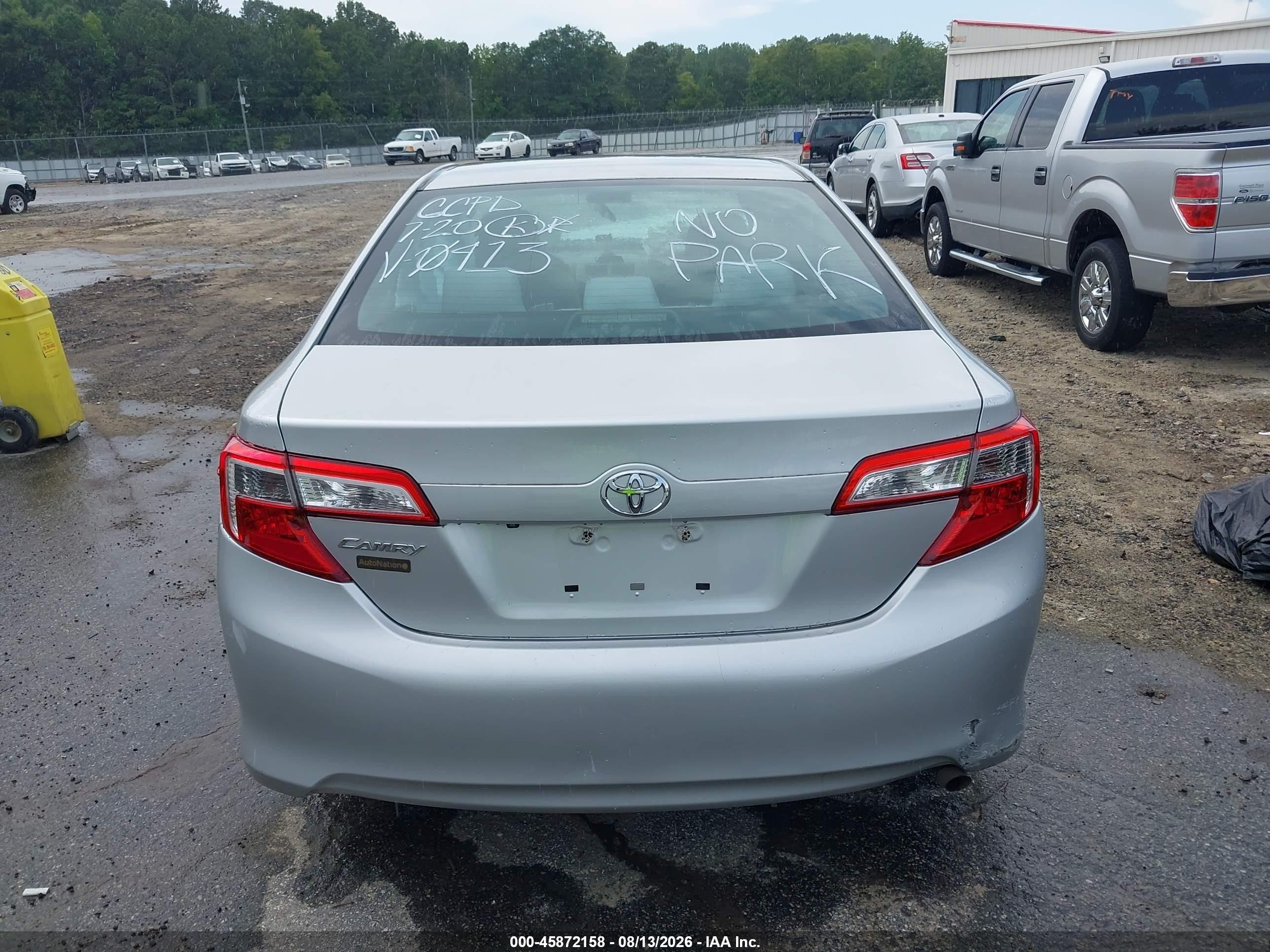 2014 Toyota Camry L Серебряный vin: 4T1BF1FK7EU830413