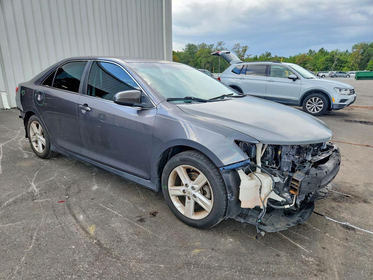 2014 Toyota Camry Se Gray vin: 4T1BF1FK7EU833991